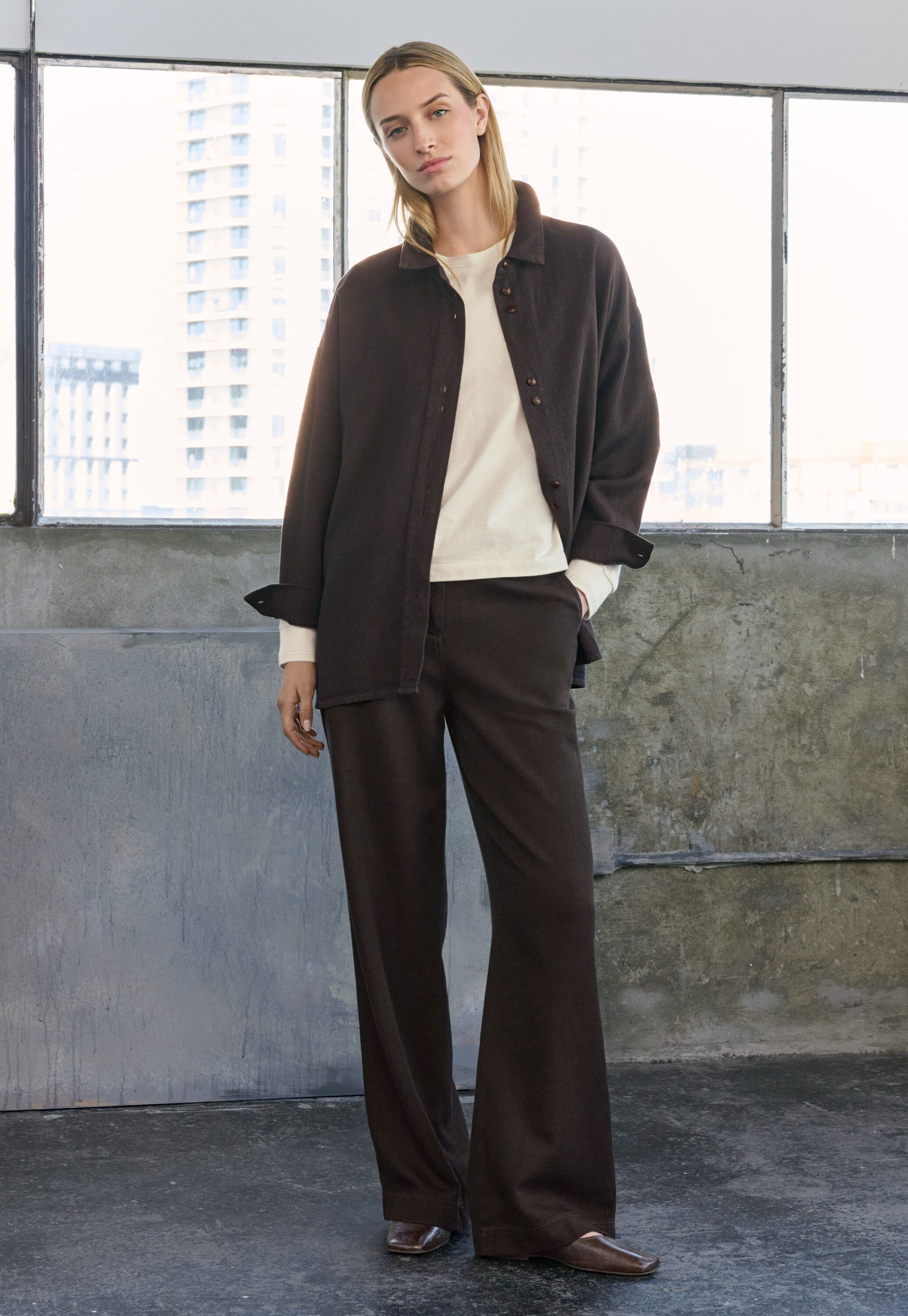 Kleid mit Peplum-Saum