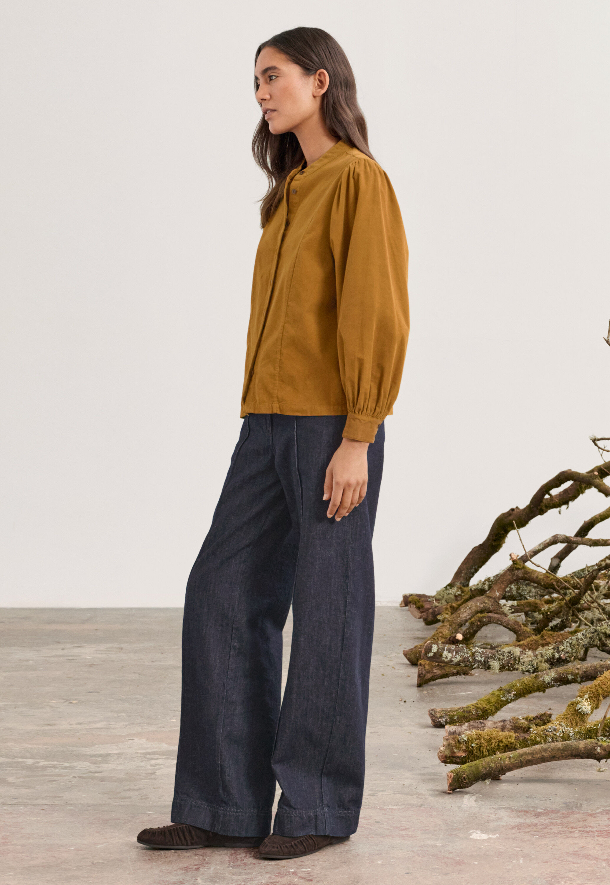 Indigo-Jeans, Dunkel gesp&uuml;lt, large