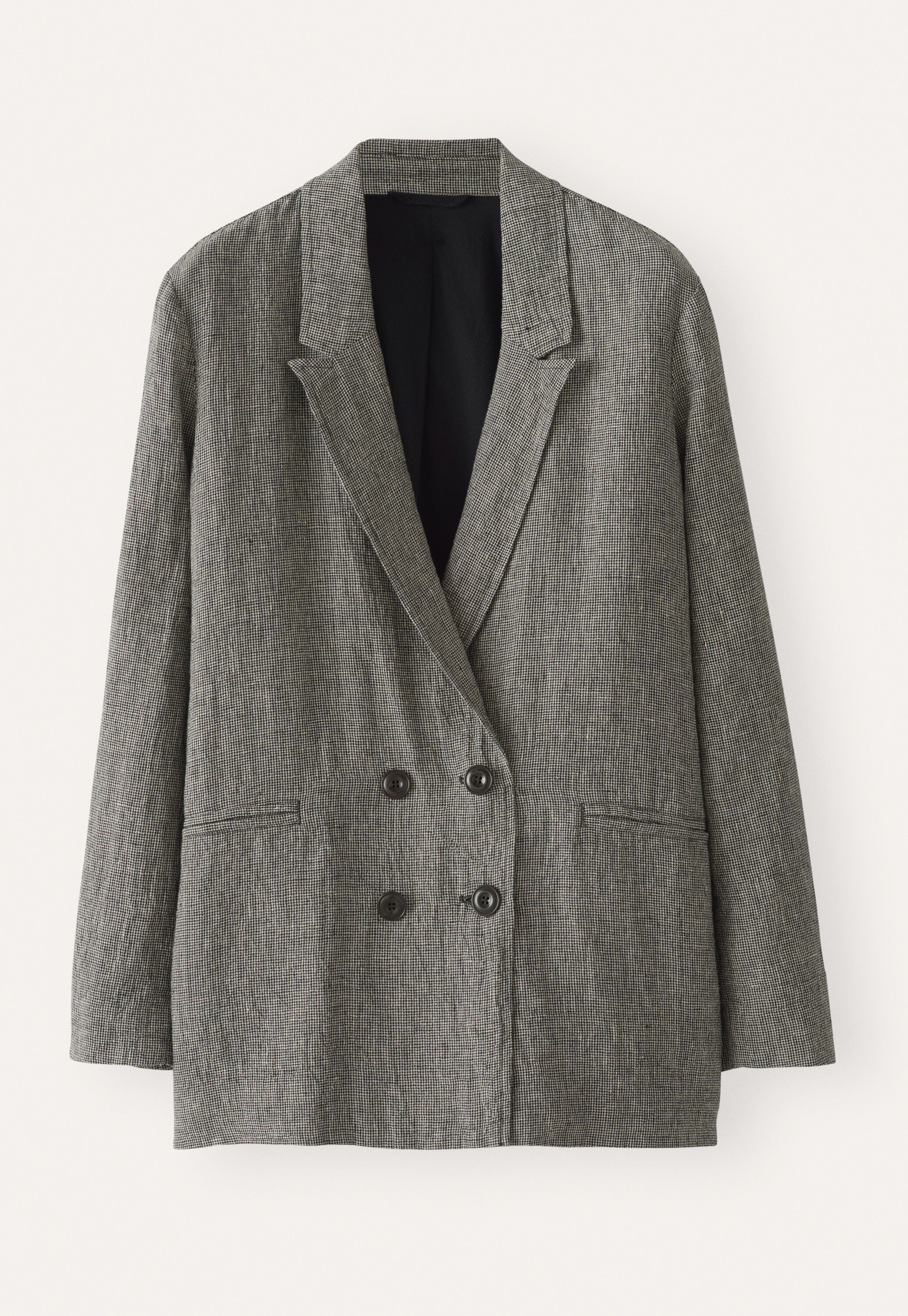 Zweireihige Jacke, Monochrom, large