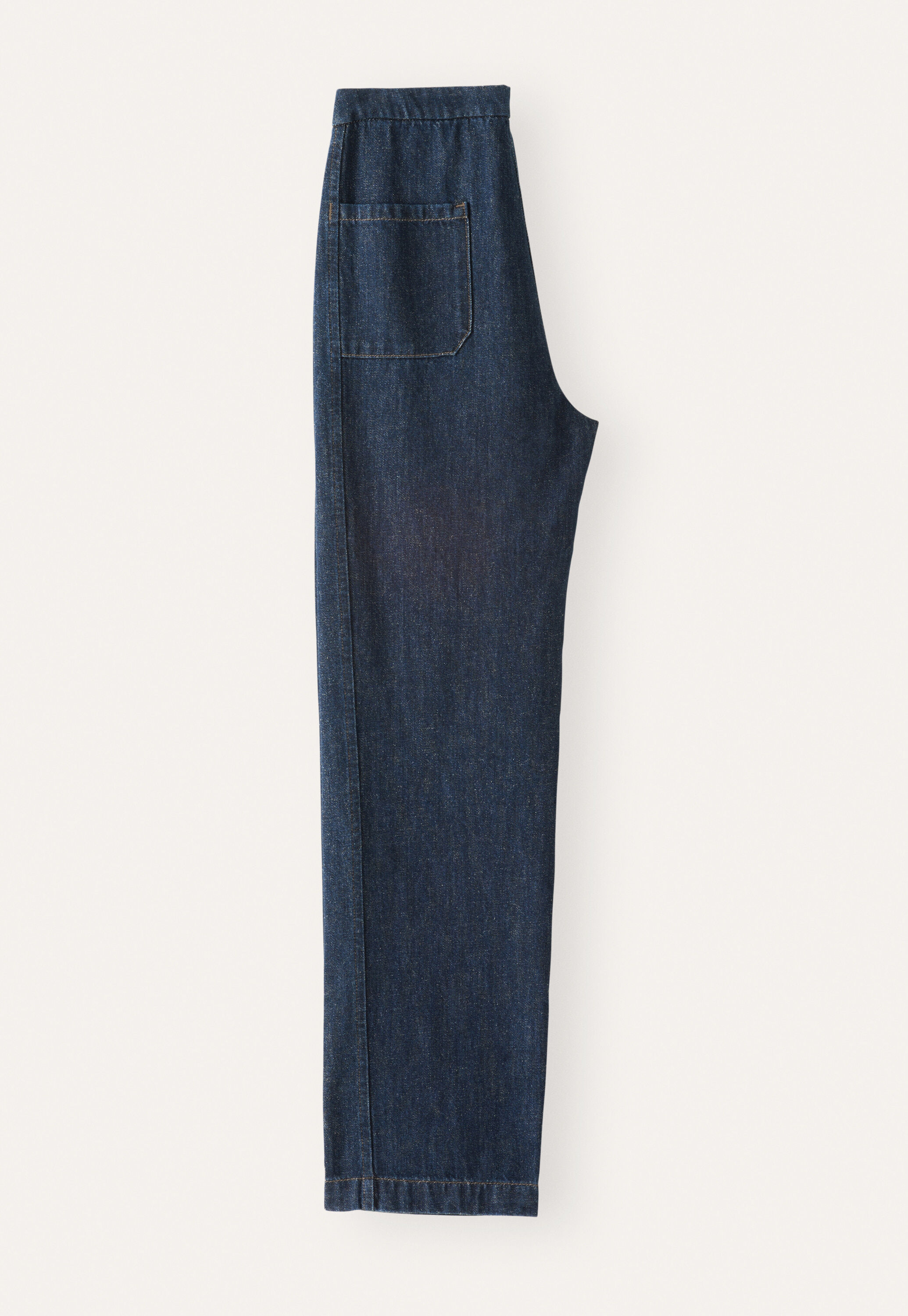 Schmale, gerade Jeans, Dunkel gesp&uuml;lt, large