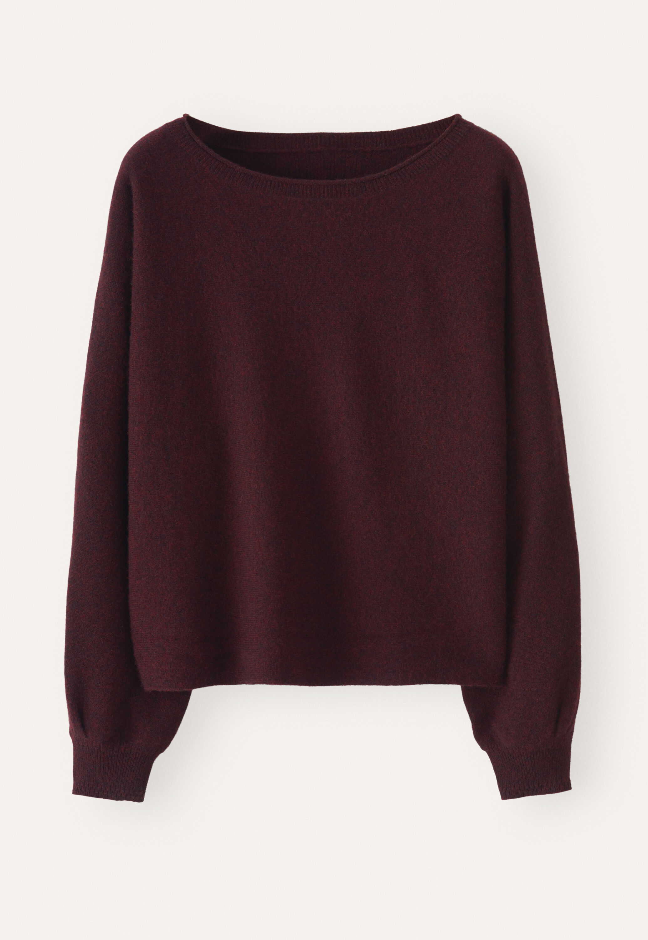 Pullover mit Dolman-&Auml;rmeln, Brombeere, large