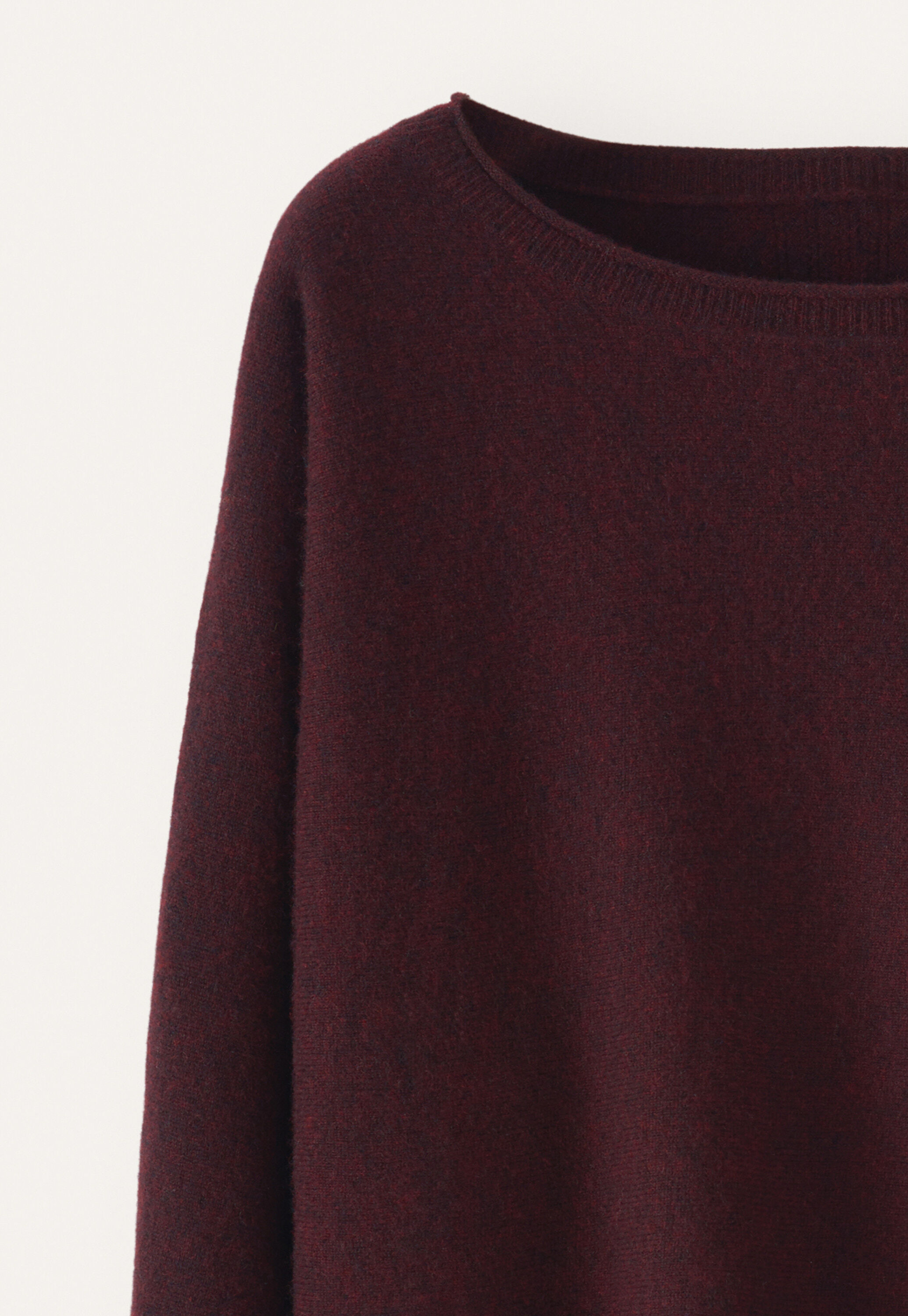 Pullover mit Dolman-&Auml;rmeln, Brombeere, large