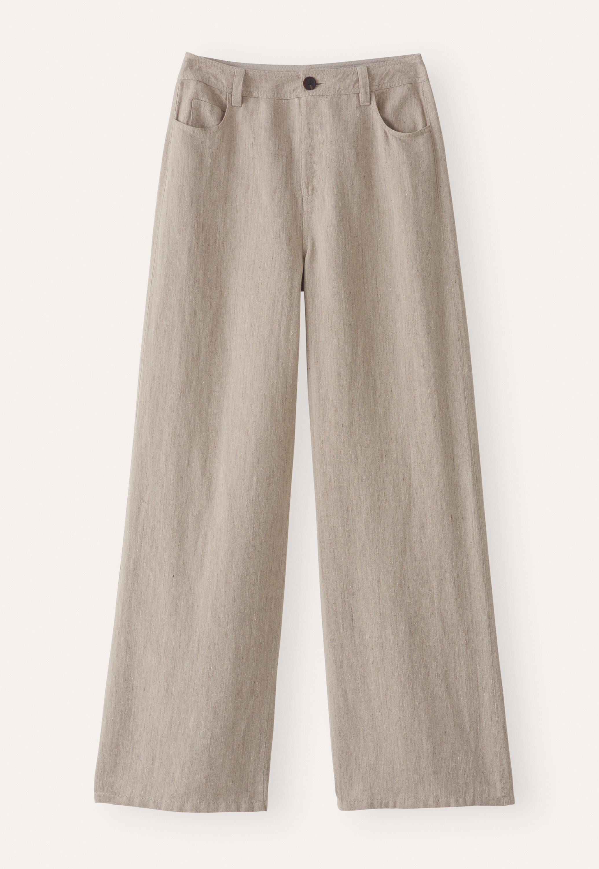 Weite Hose mit geradem Bein