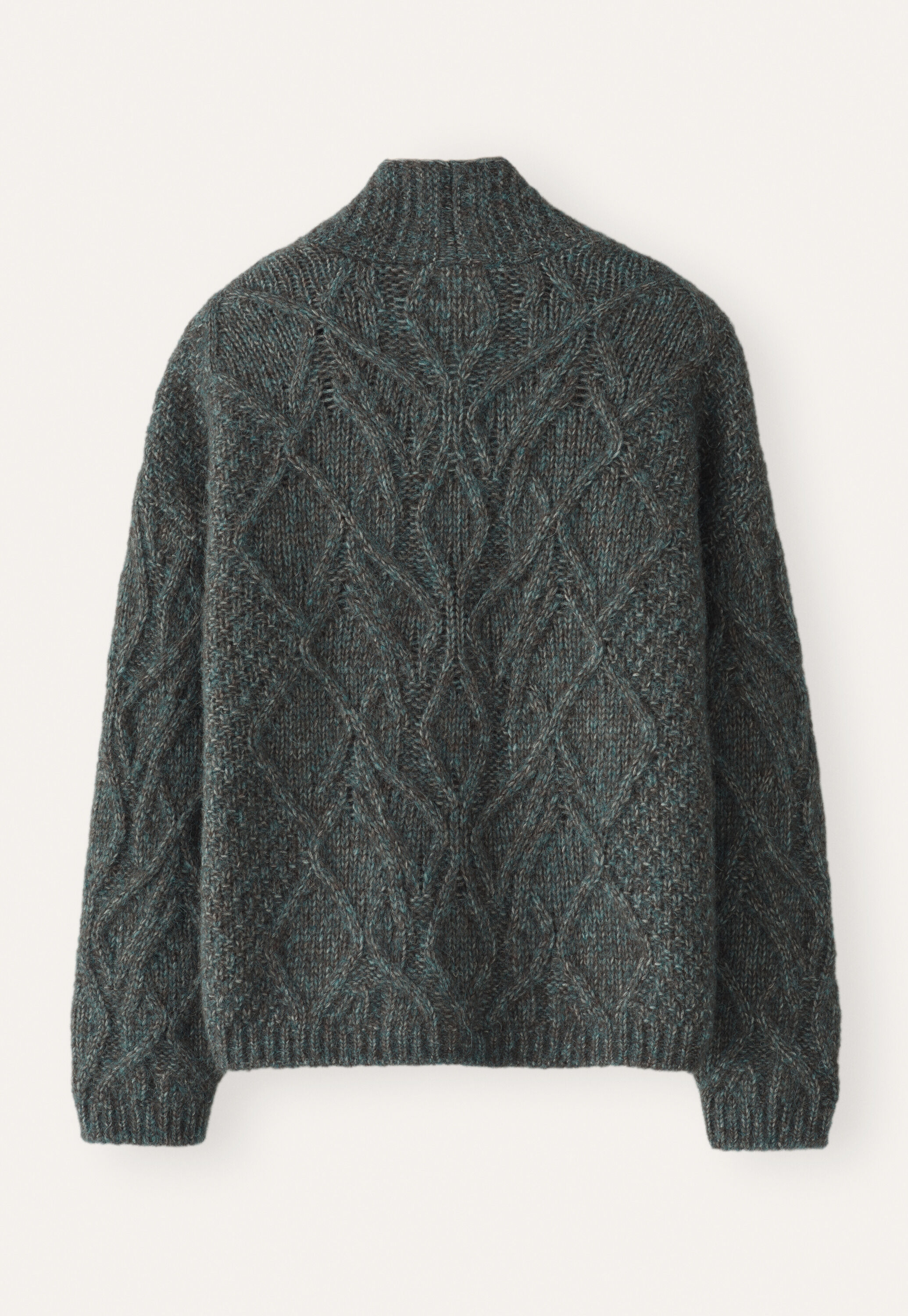 Zopfmuster-Cardigan