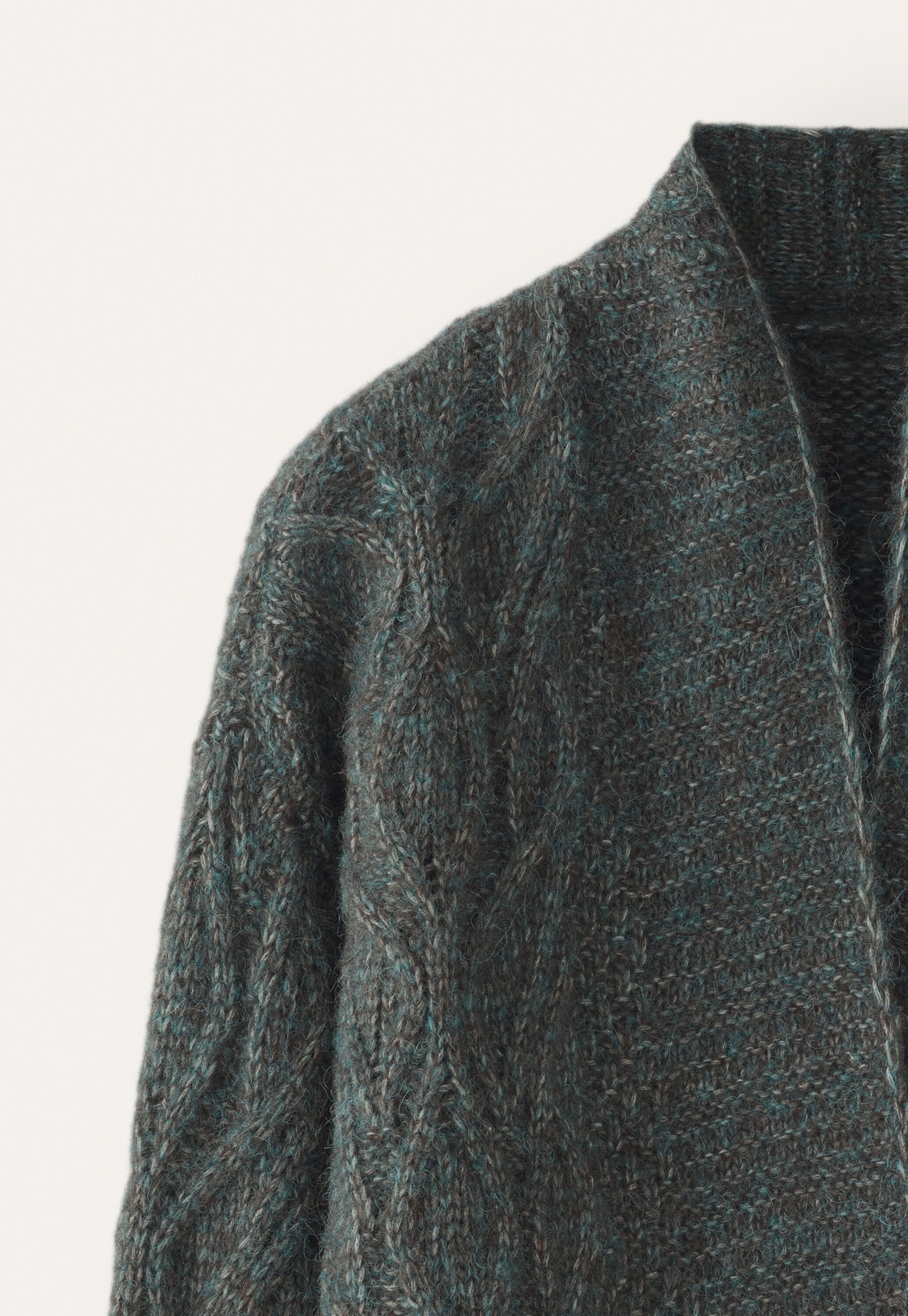 Zopfmuster-Cardigan