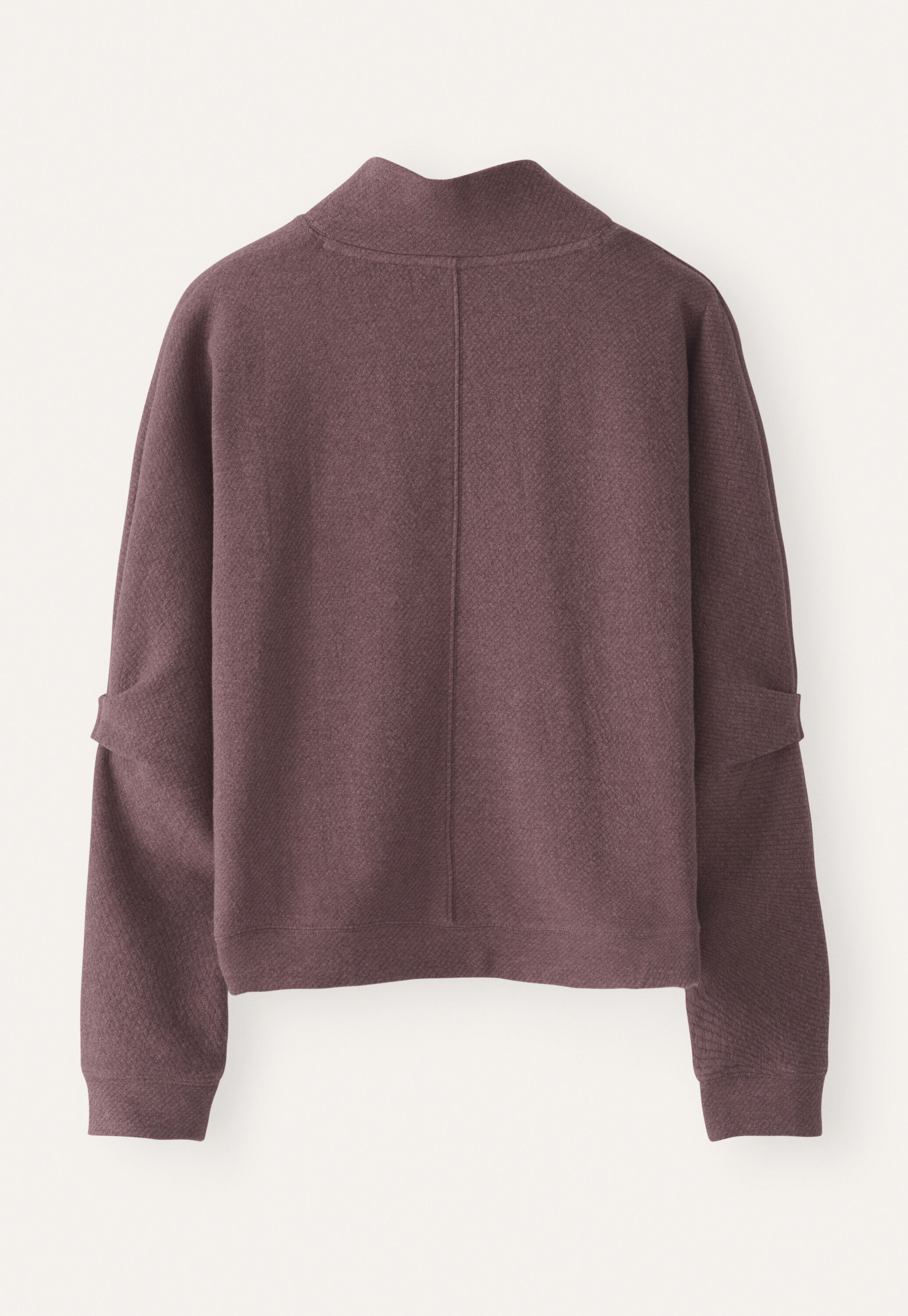 Sweatshirt mit Falten&auml;rmeln, Violet, large
