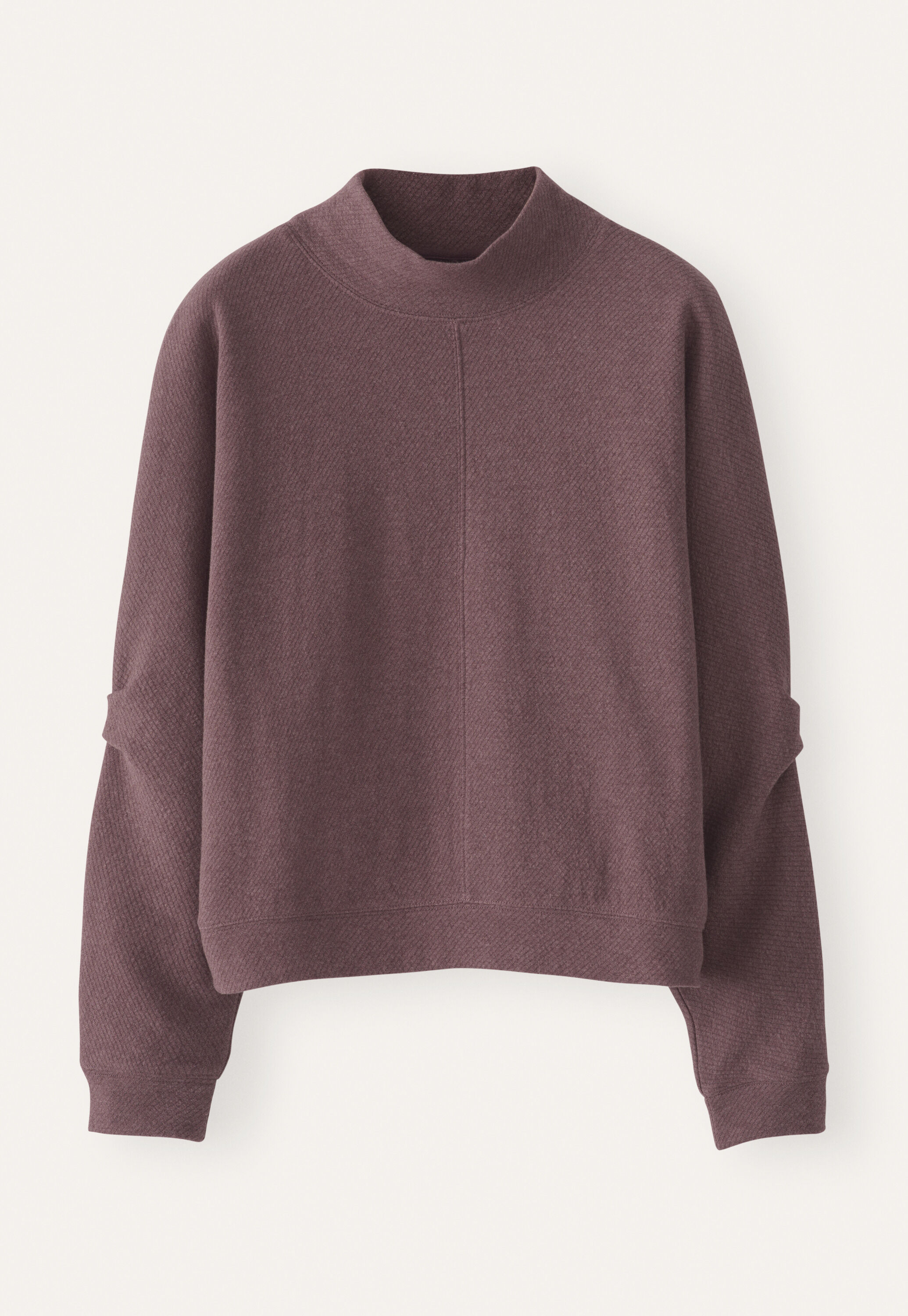 Sweatshirt mit Falten&auml;rmeln, Violet, large