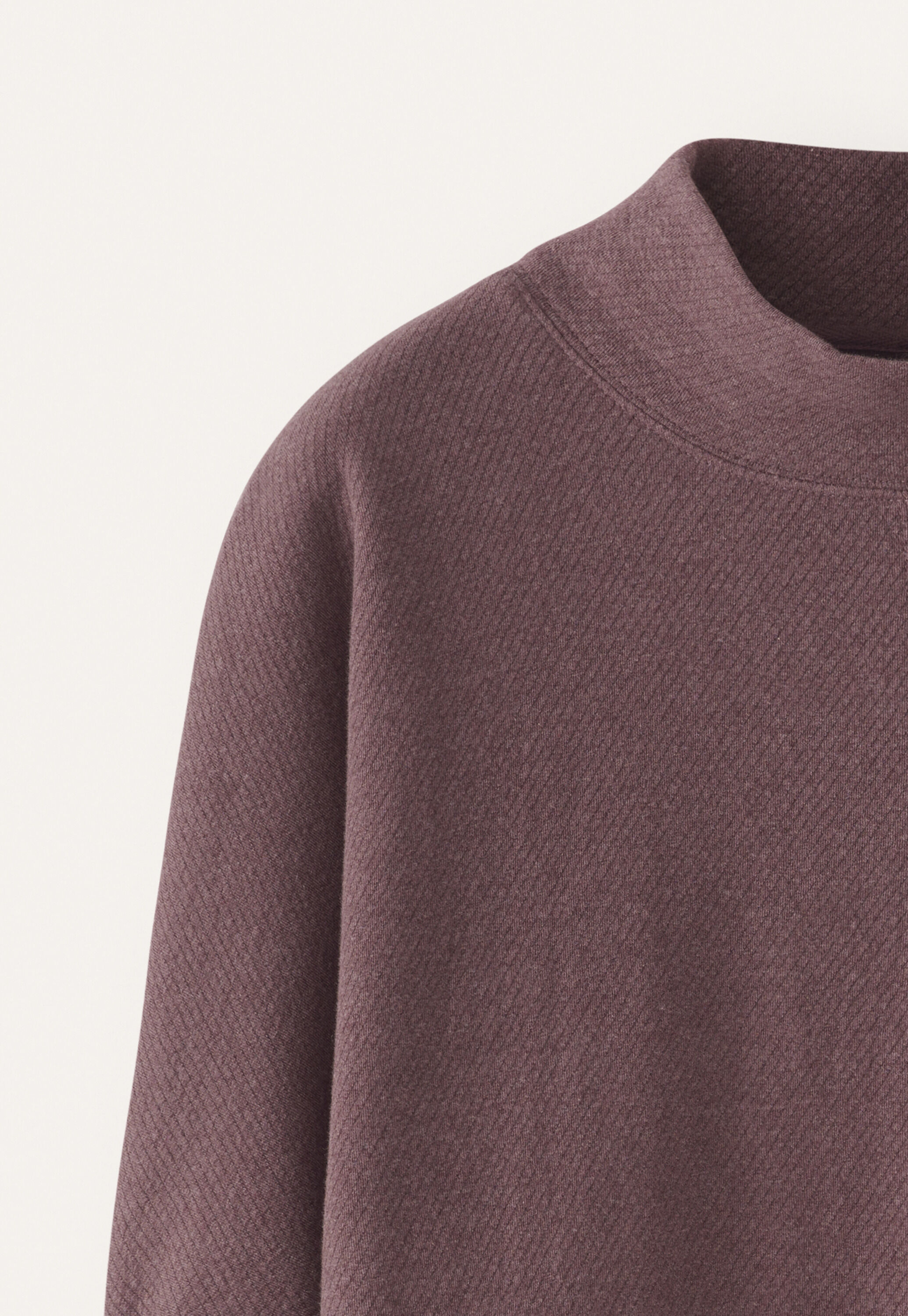 Sweatshirt mit Falten&auml;rmeln, Violet, large