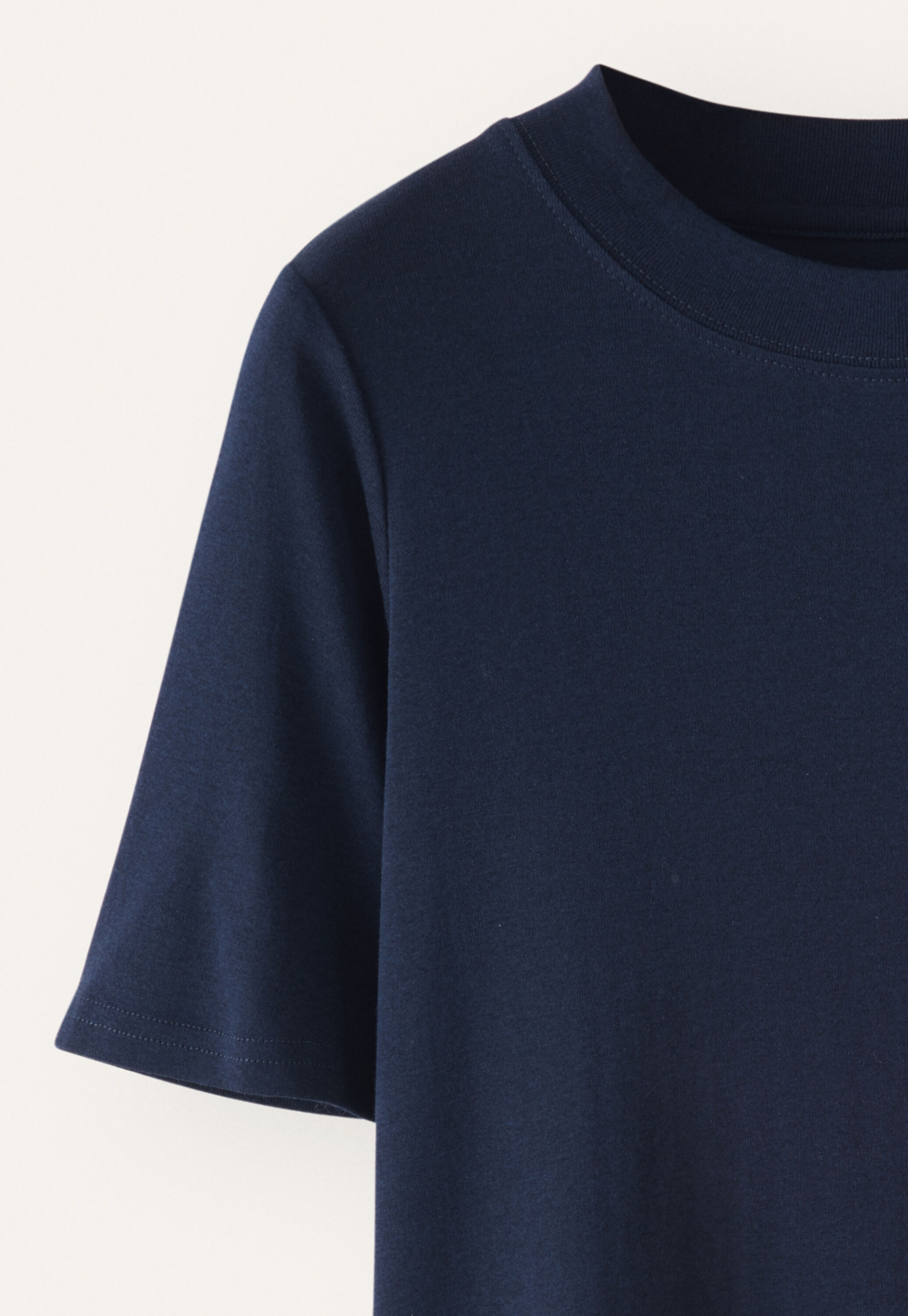 T-Shirt aus Seide und Baumwolle