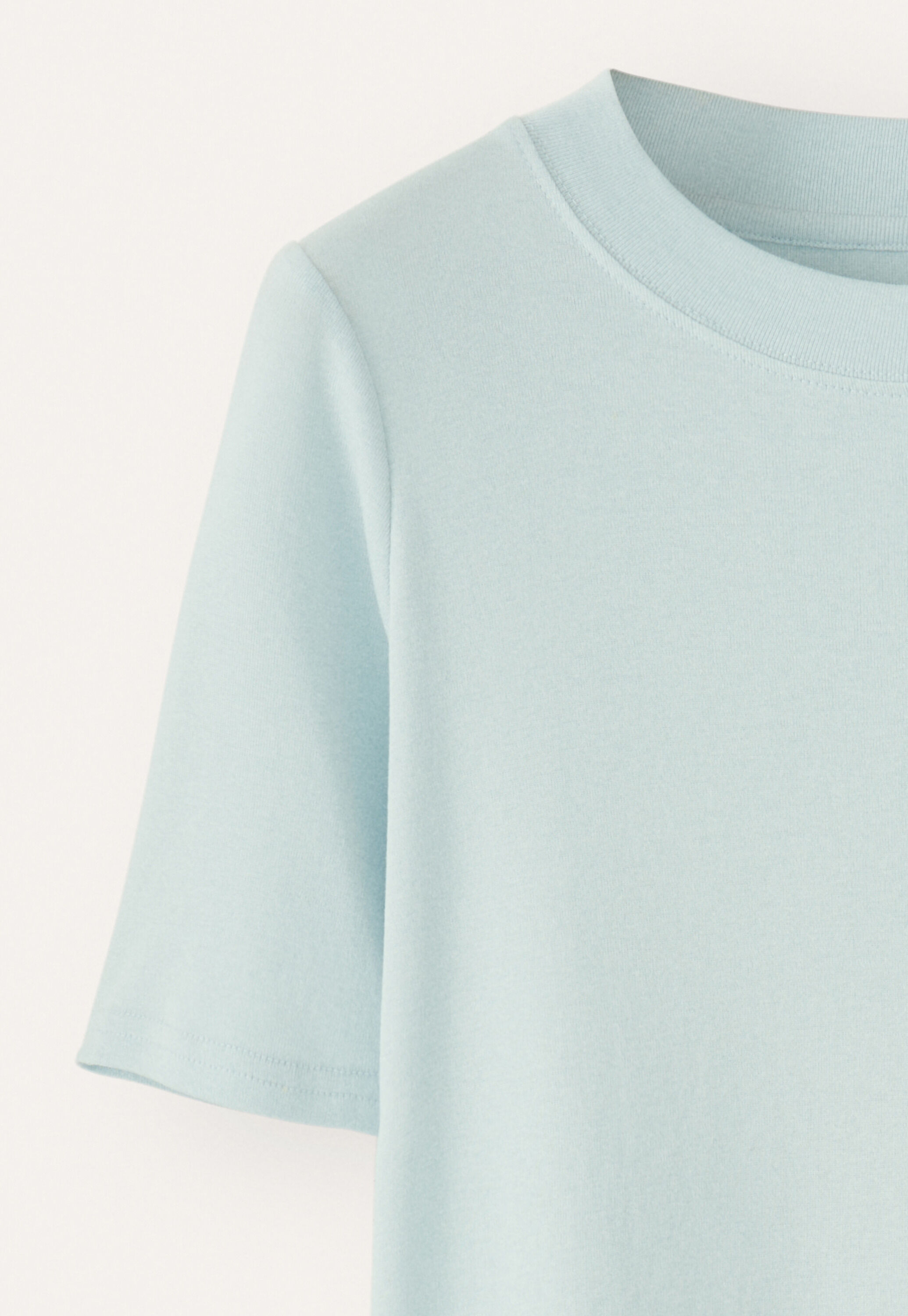T-Shirt aus Seide und Baumwolle