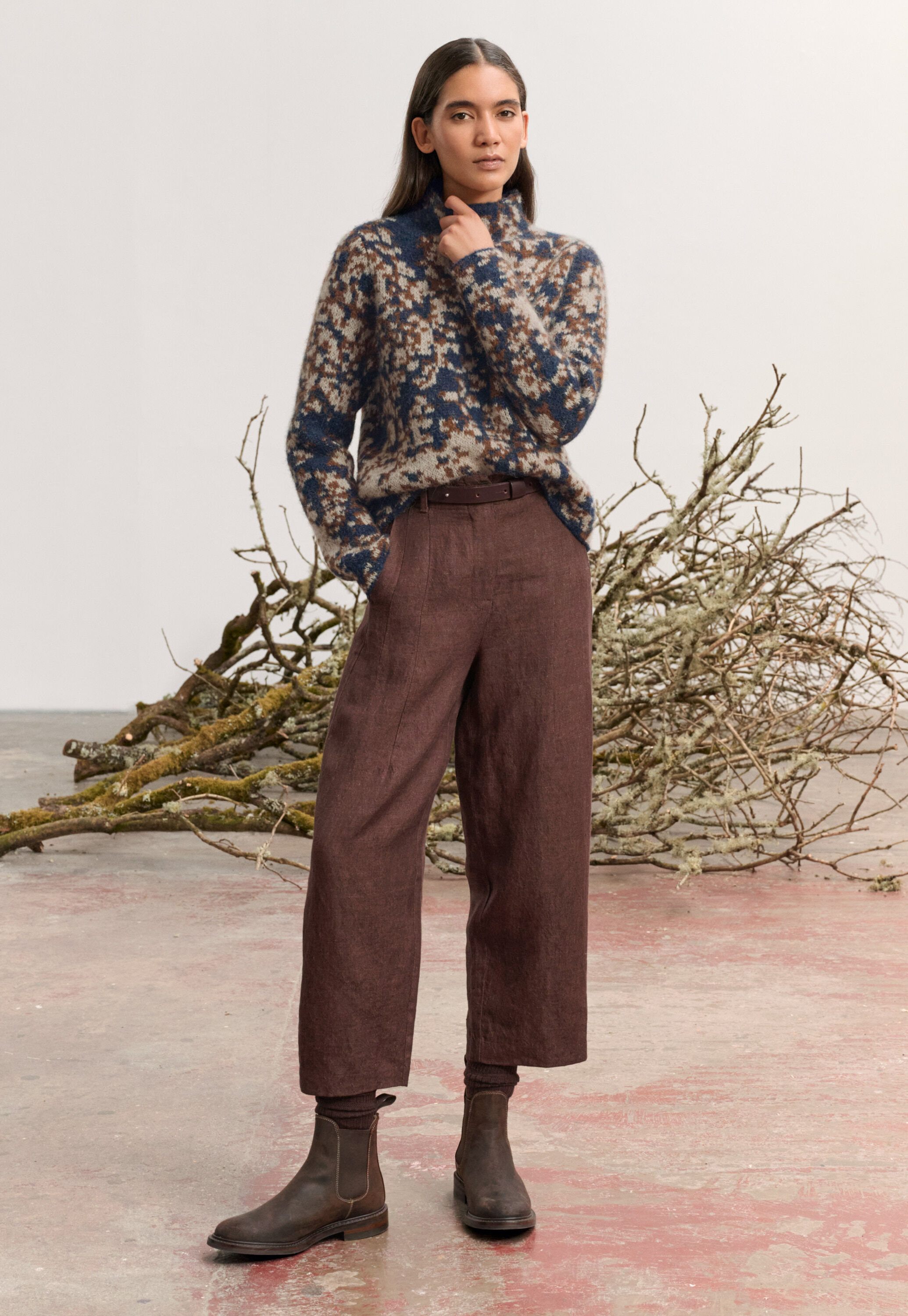 Jacquardpullover