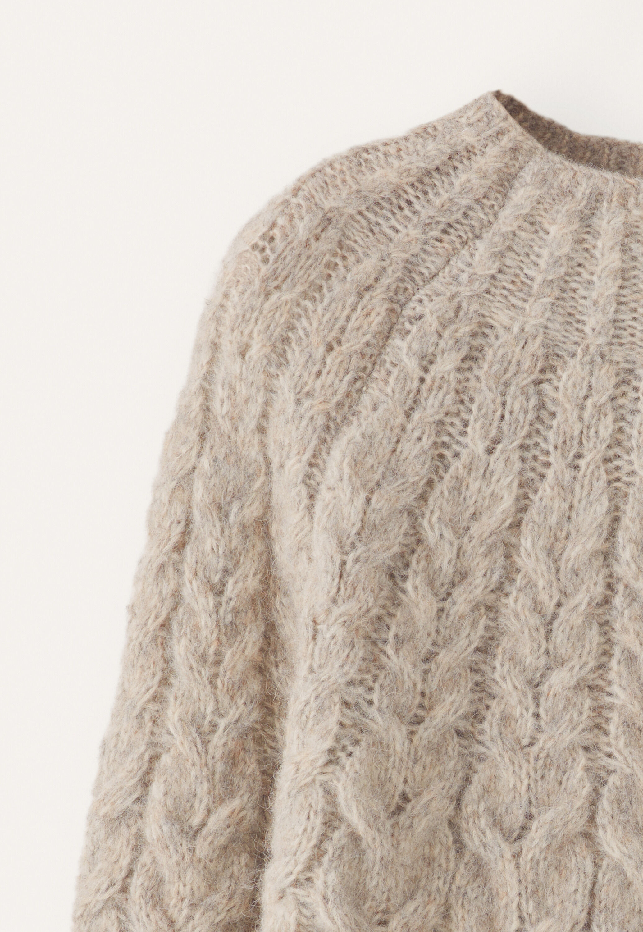Zopfmusterpullover
