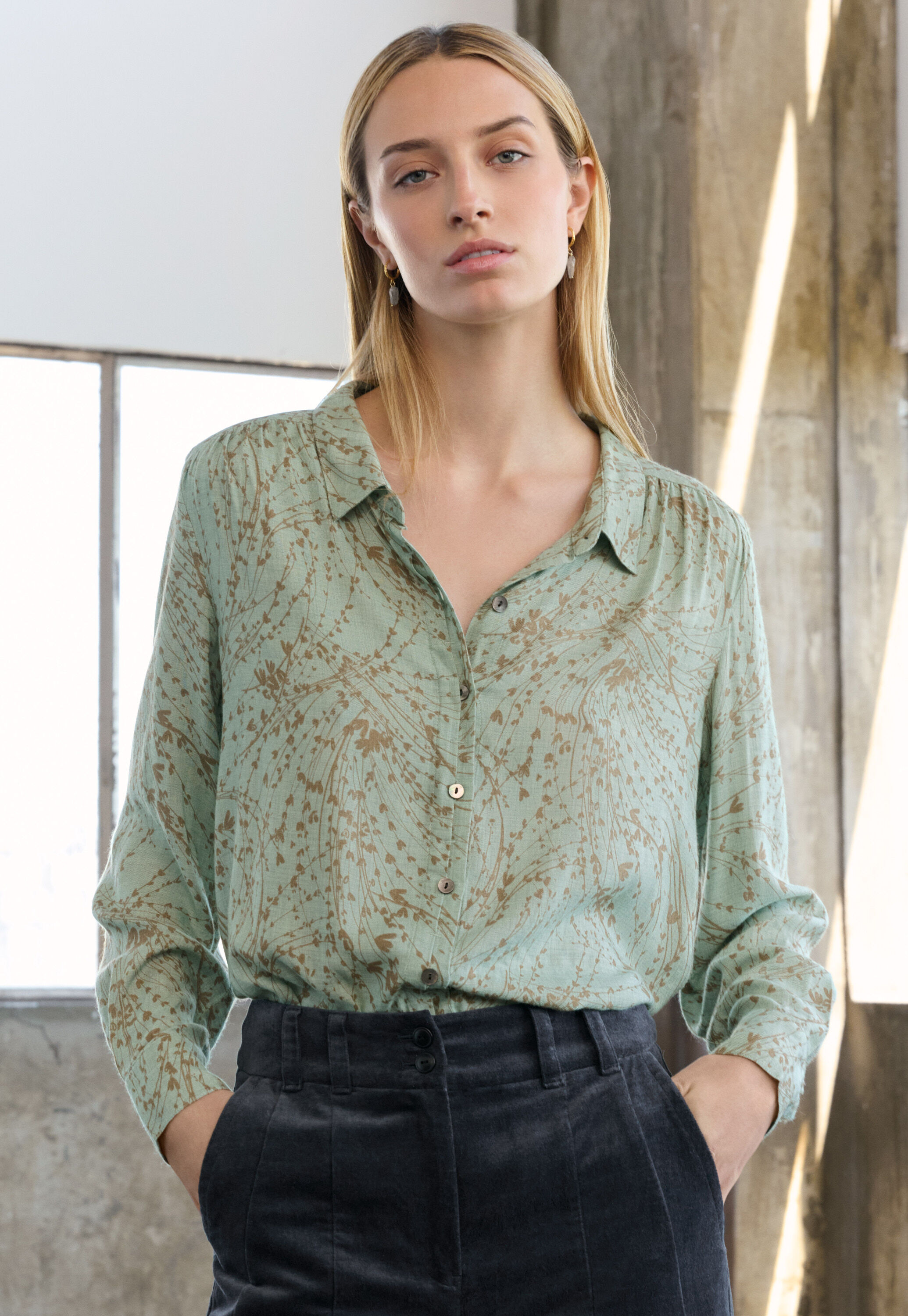 Print-Bluse
