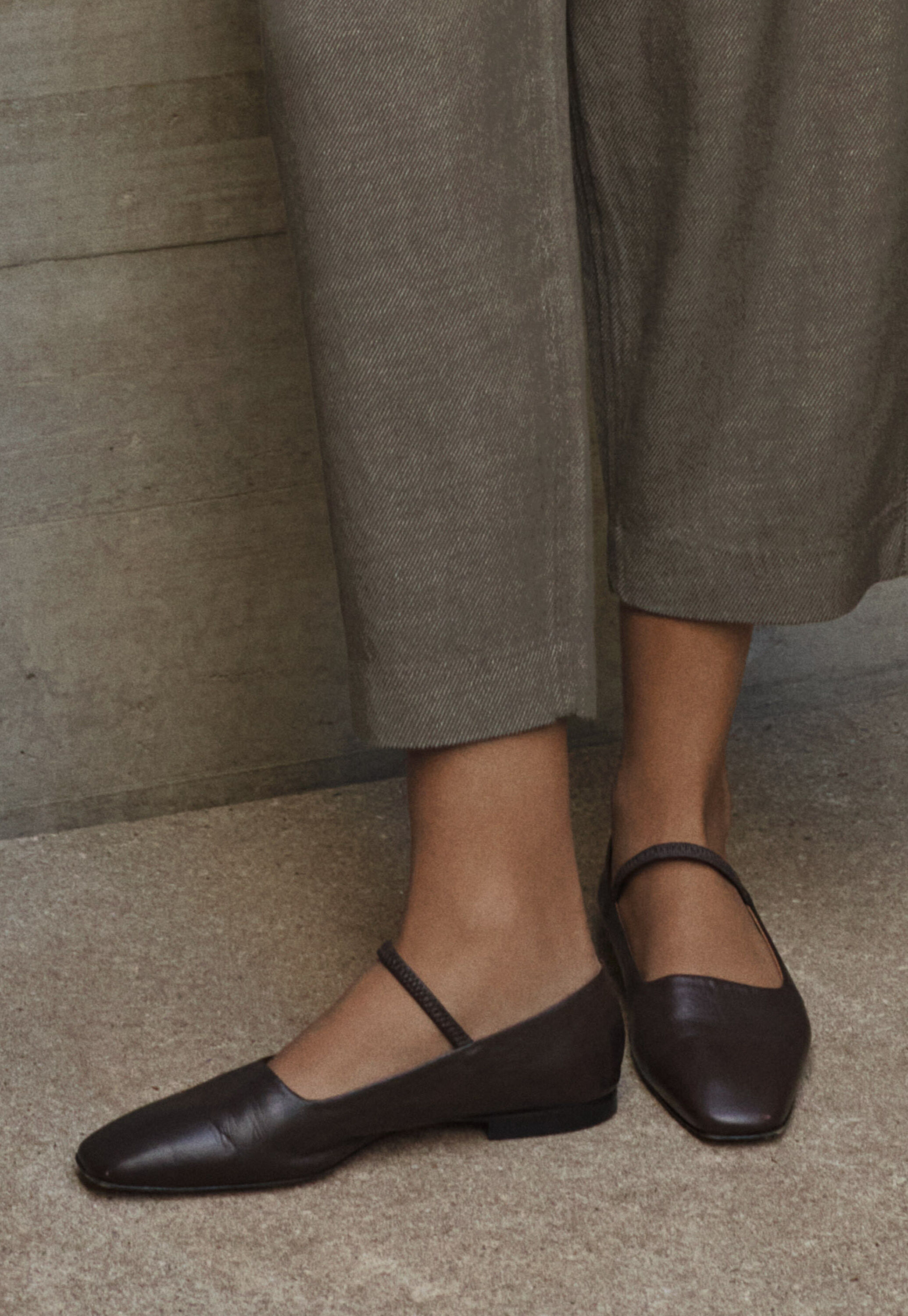 Mary Jane Pumps, Dunkelbraun, large