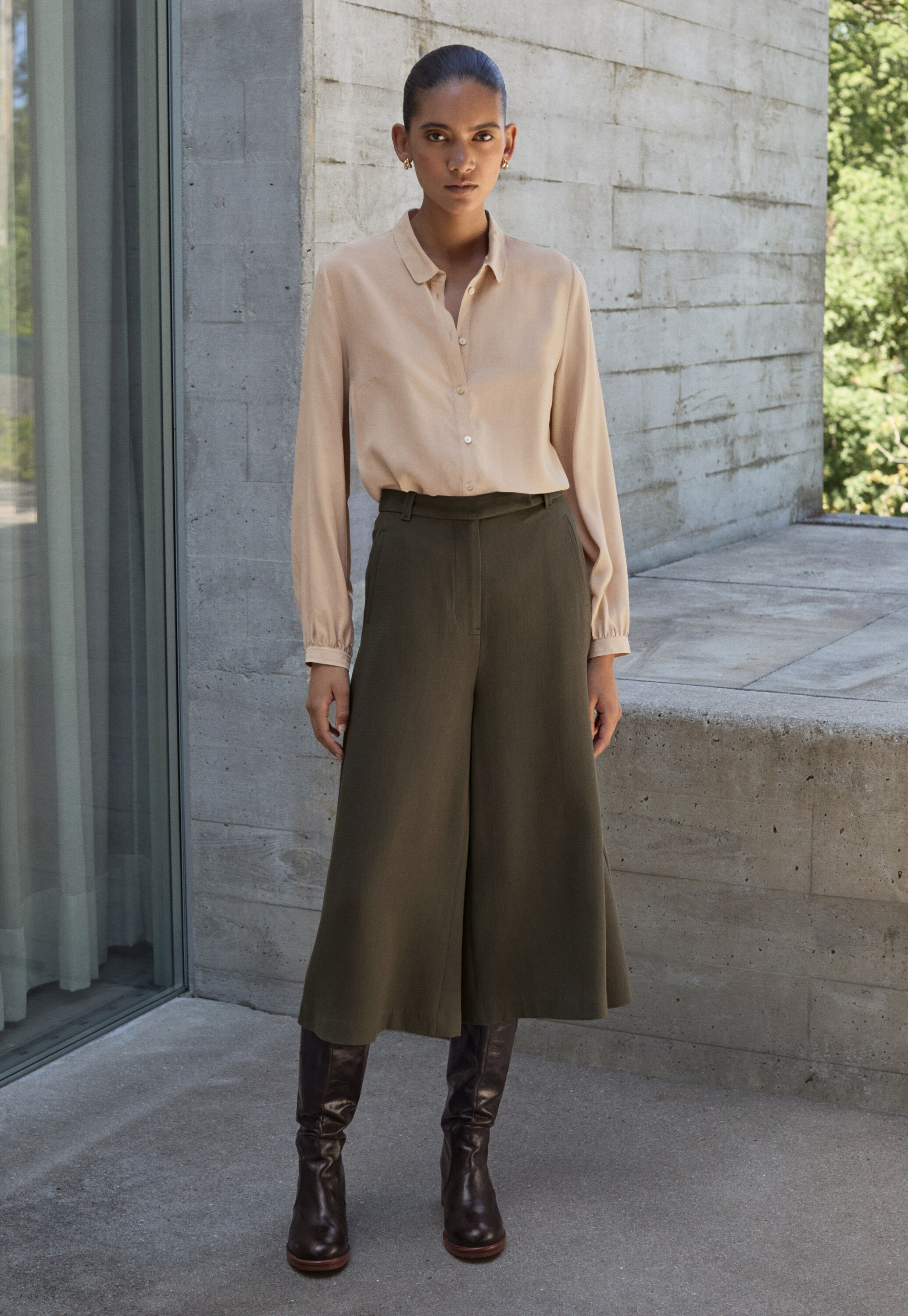 Culotte, Dunkles Moos, large