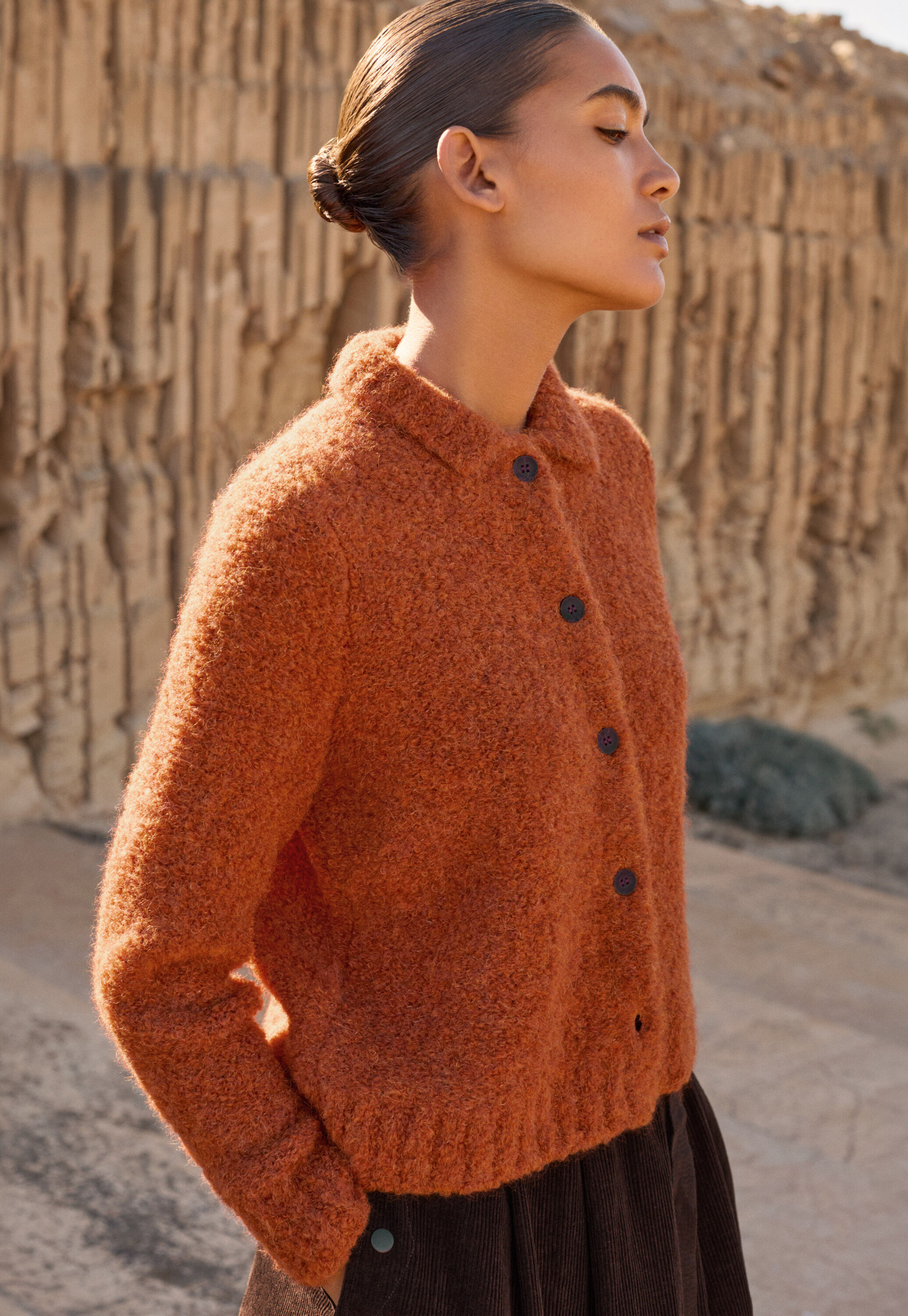 Durchgekn&ouml;pfter Pullover