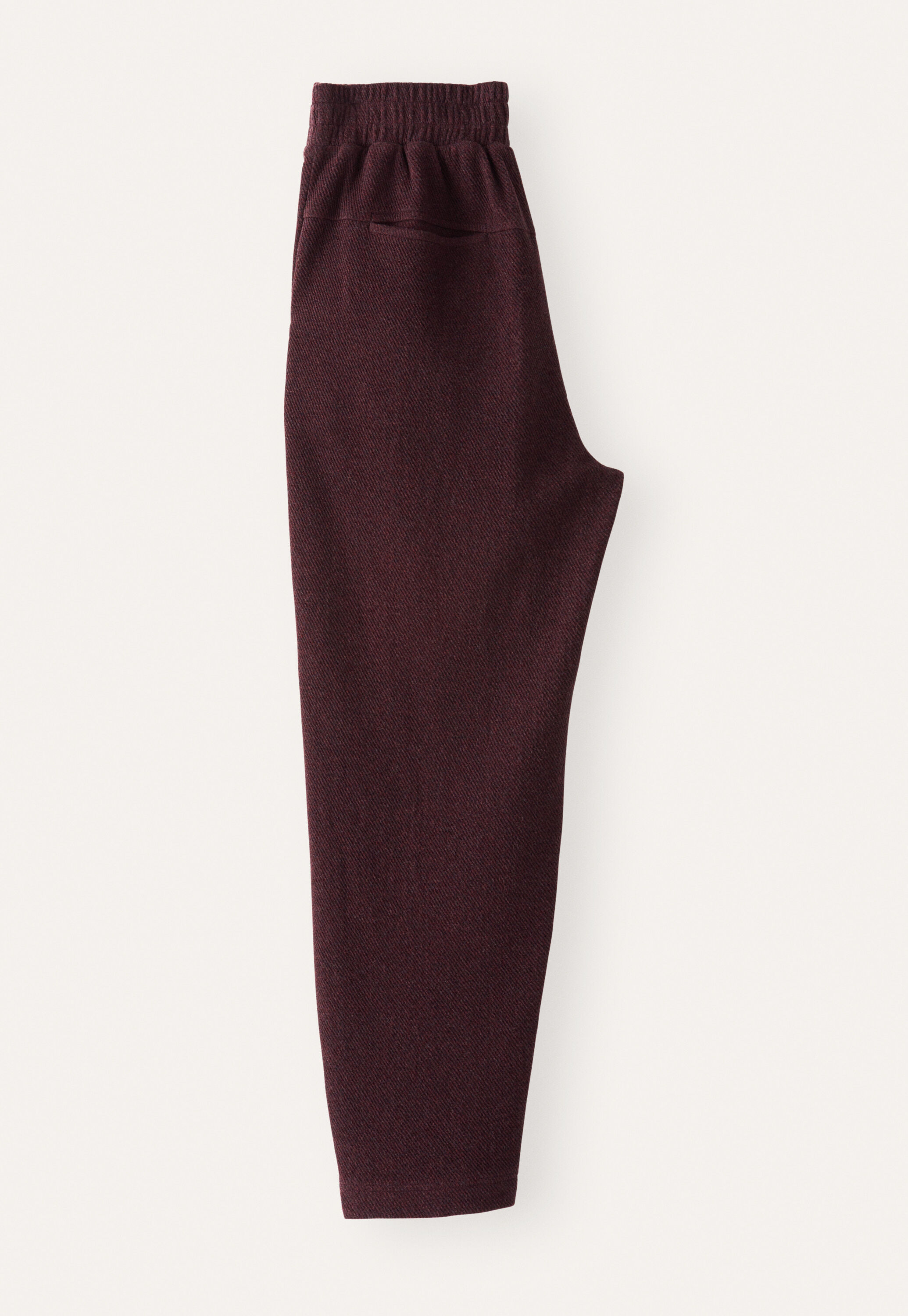 Jersey-Hose, Aubergine, large