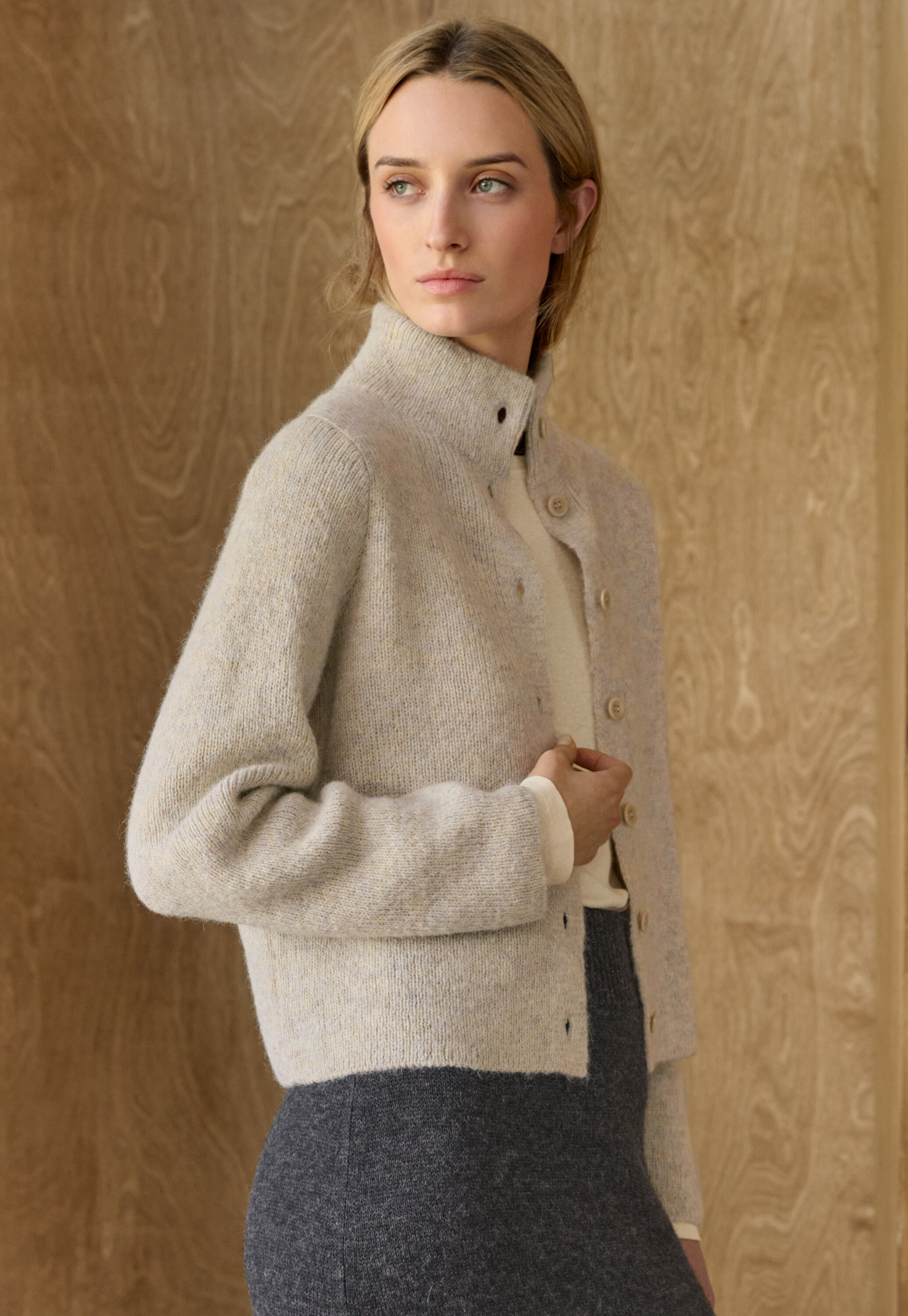 Durchgekn&ouml;pfter Pullover