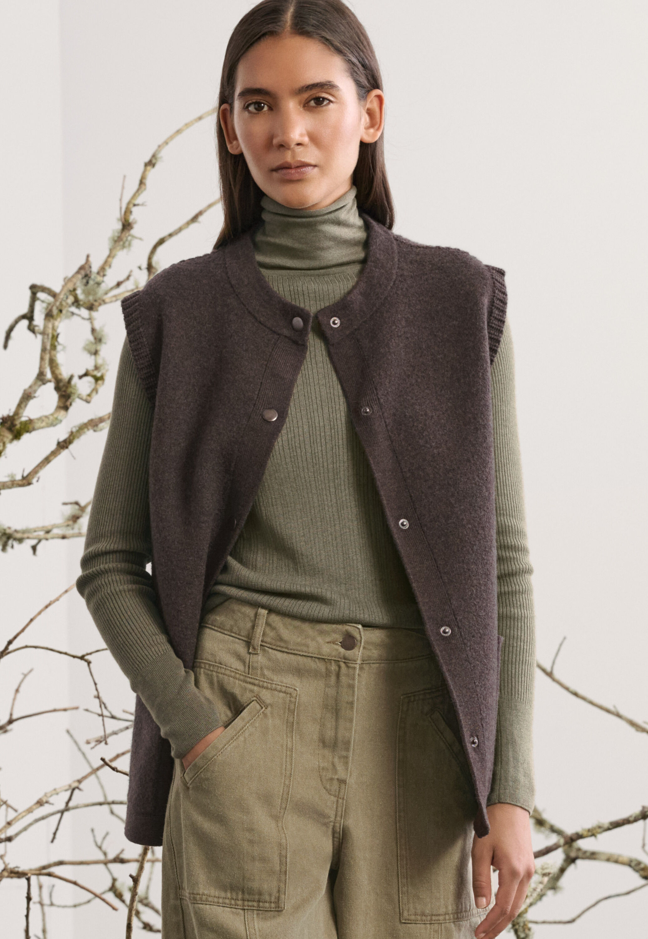 Strickgilet