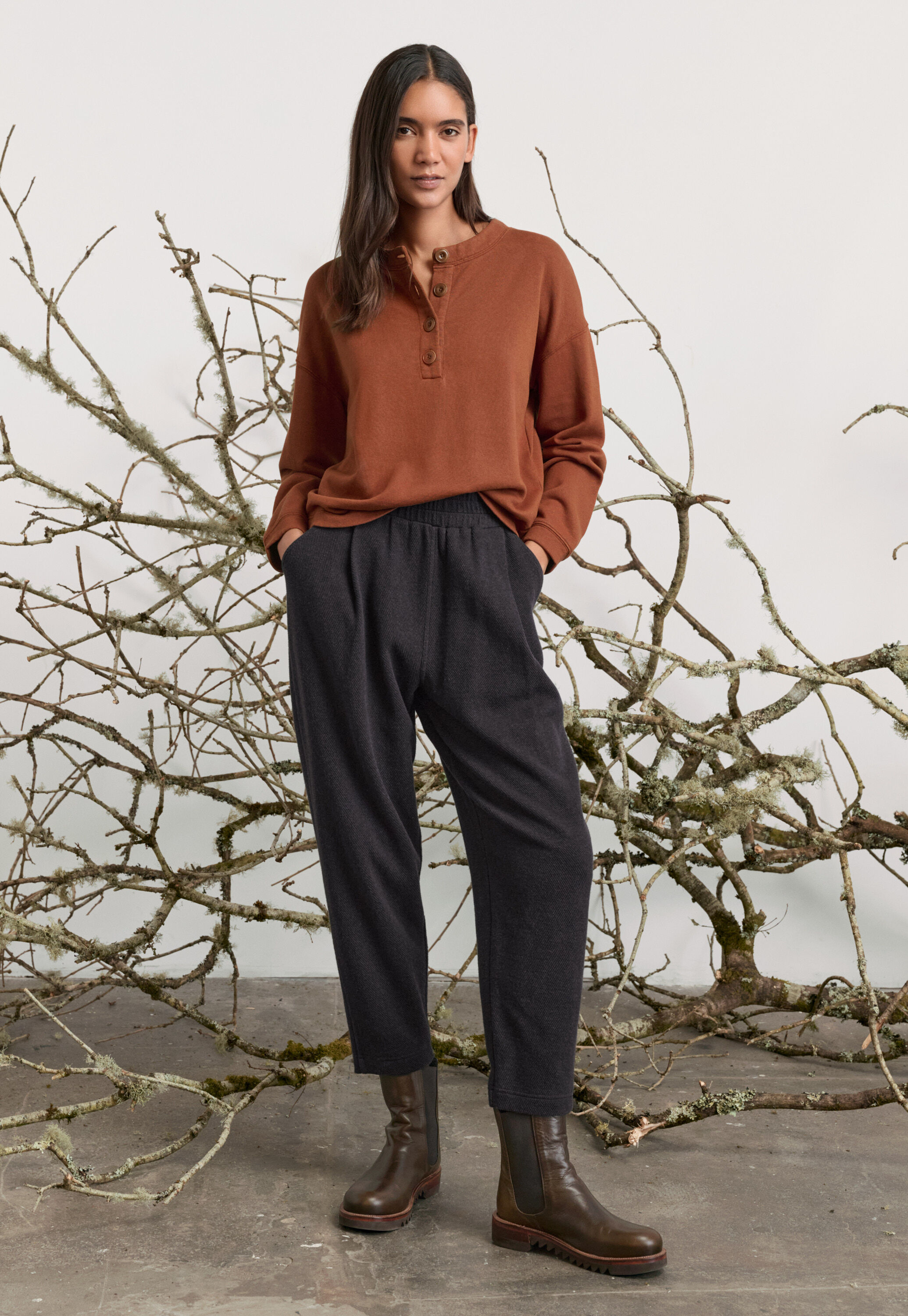 Jersey-Hose, Kohlschwarz, large