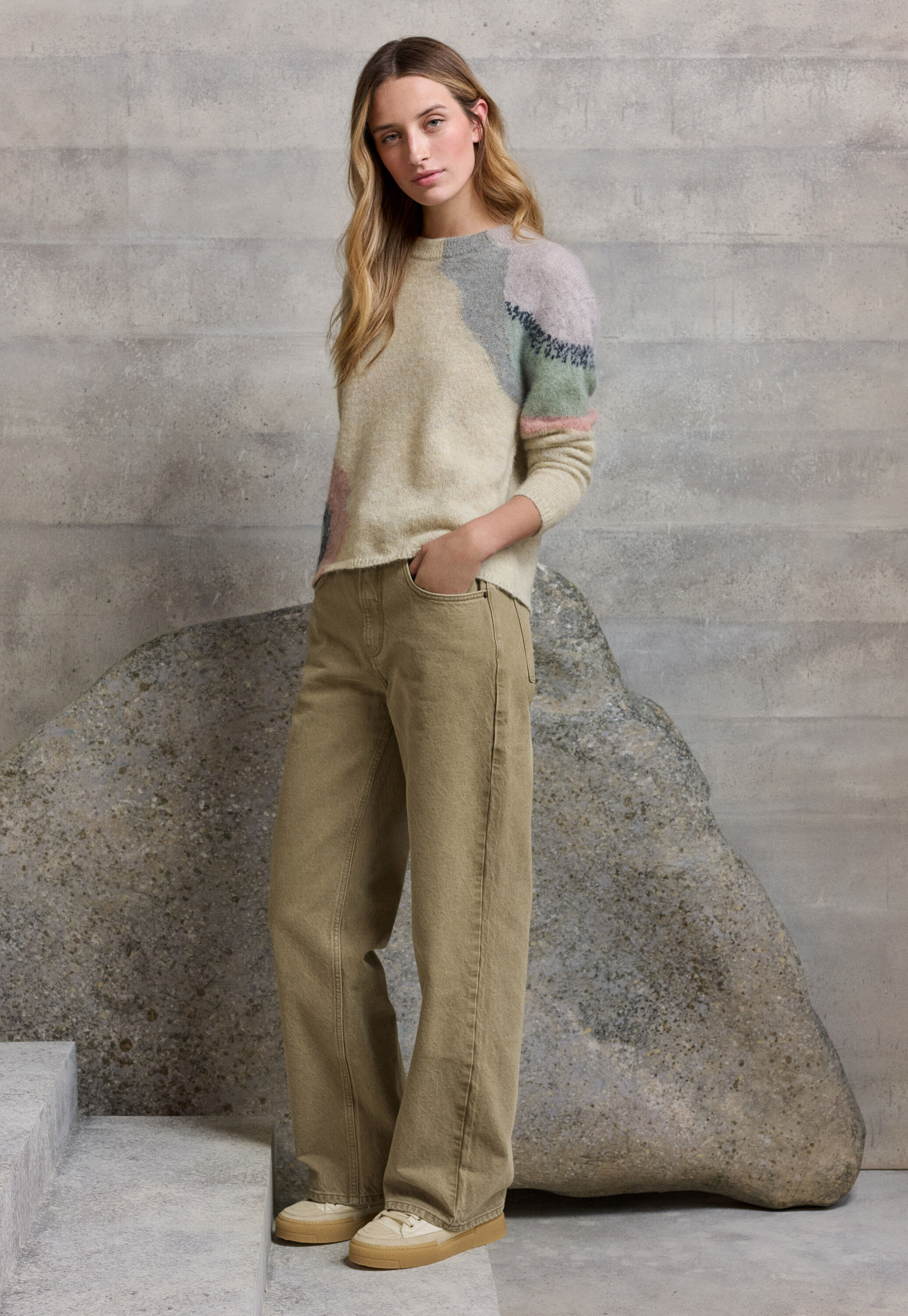 Jeans mit geradem Bein
