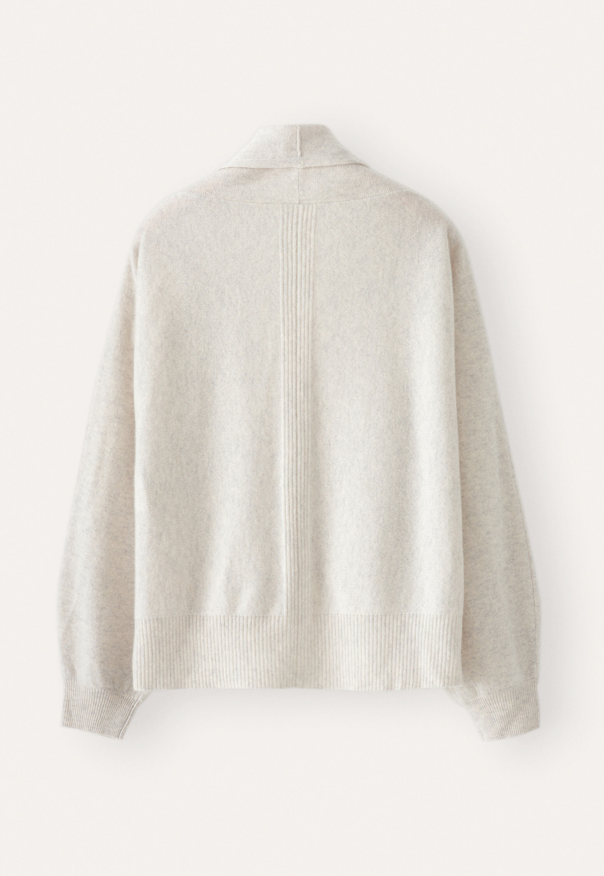 Schalkragen-Cardigan, Perlgrau, large