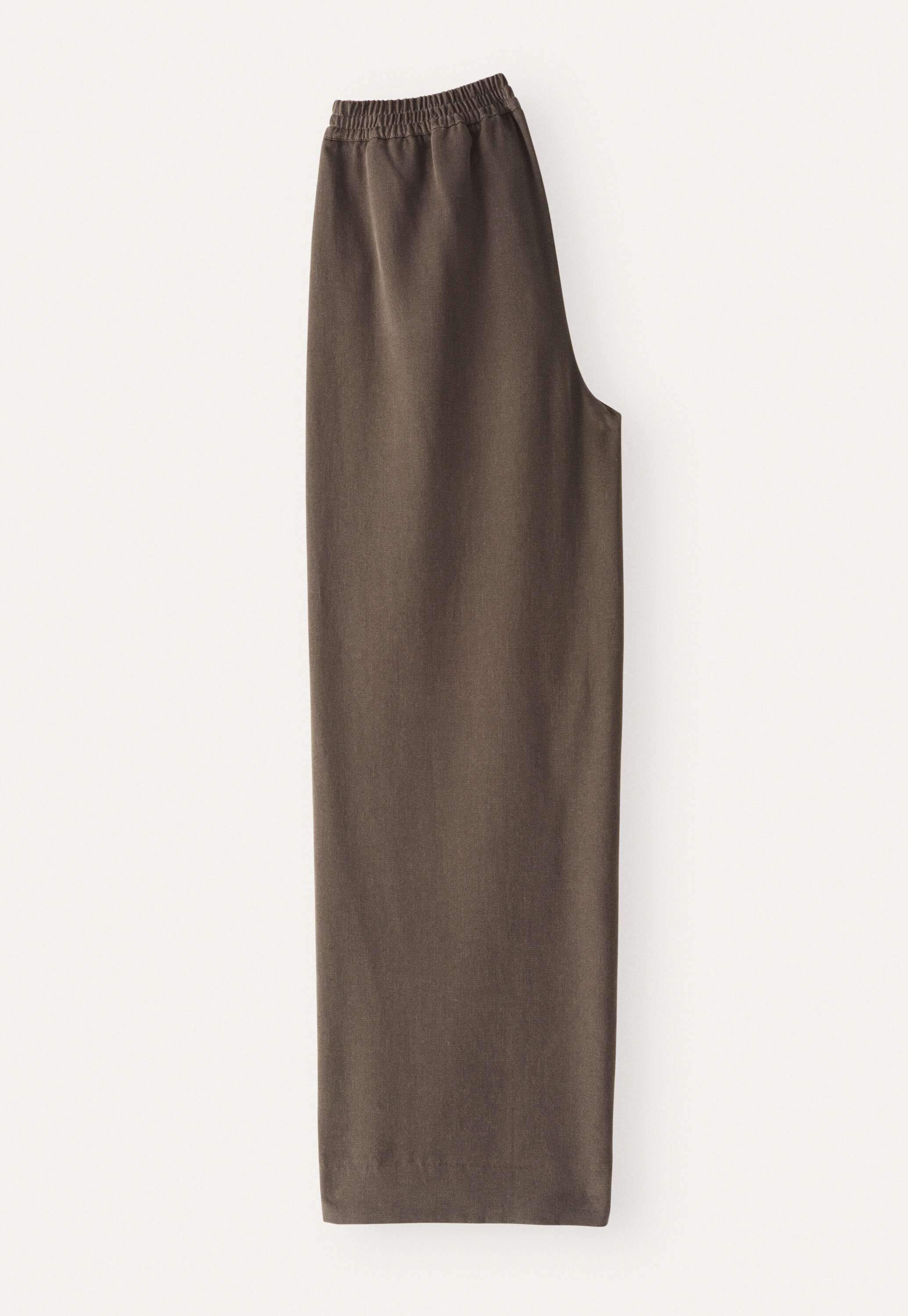 Hose mit weitem Bein, Nerzbraun, large