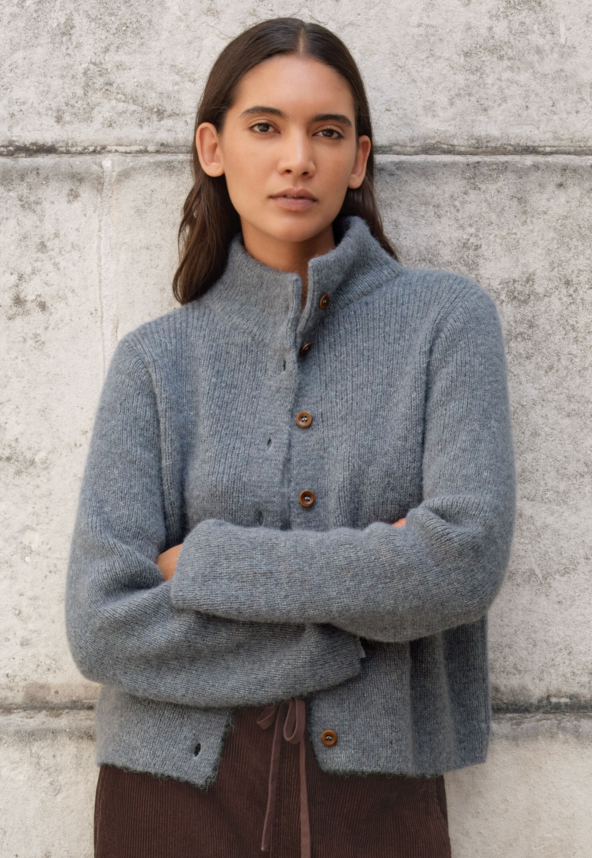 Durchgekn&ouml;pfter Pullover