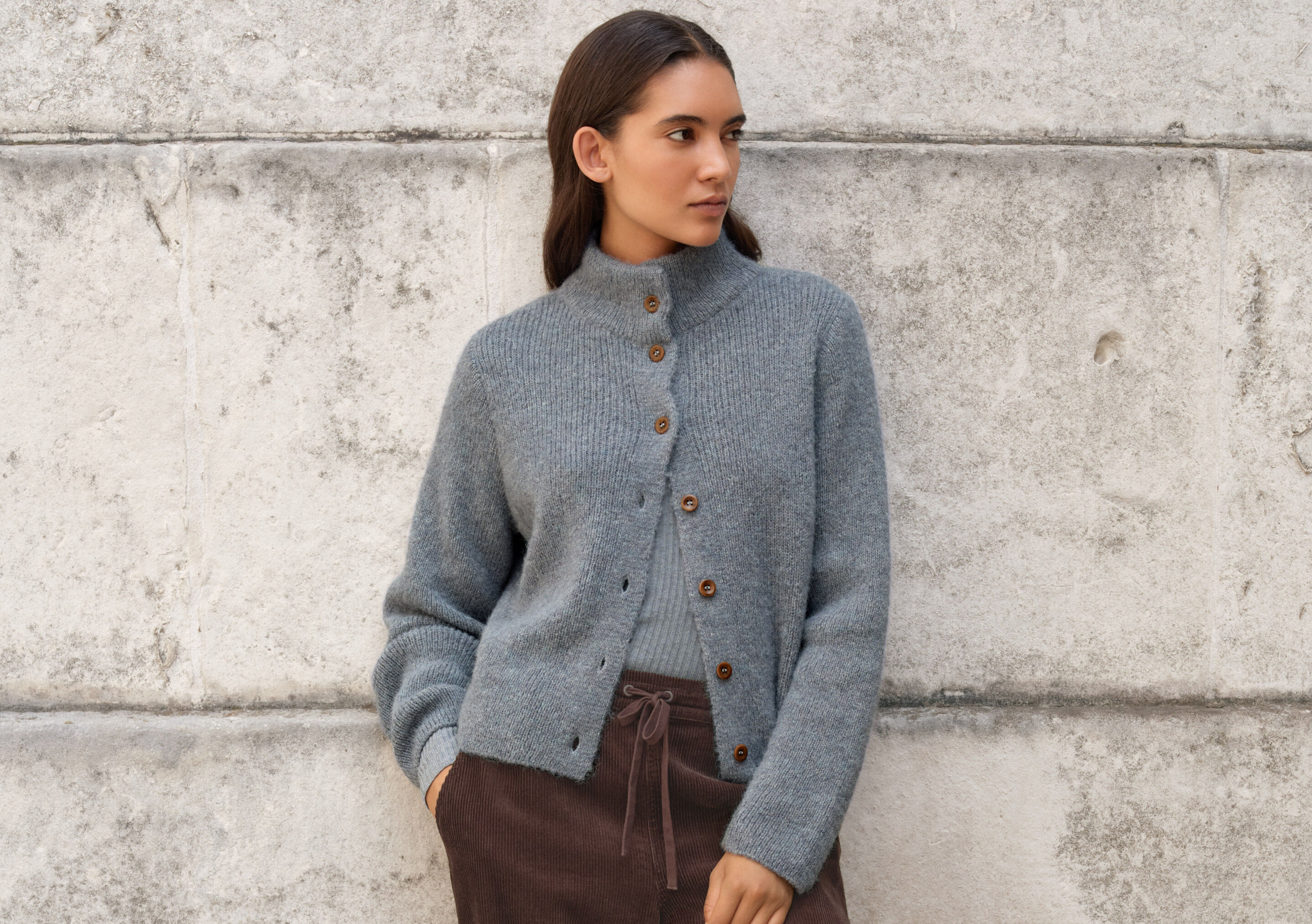 Durchgekn&ouml;pfter Pullover