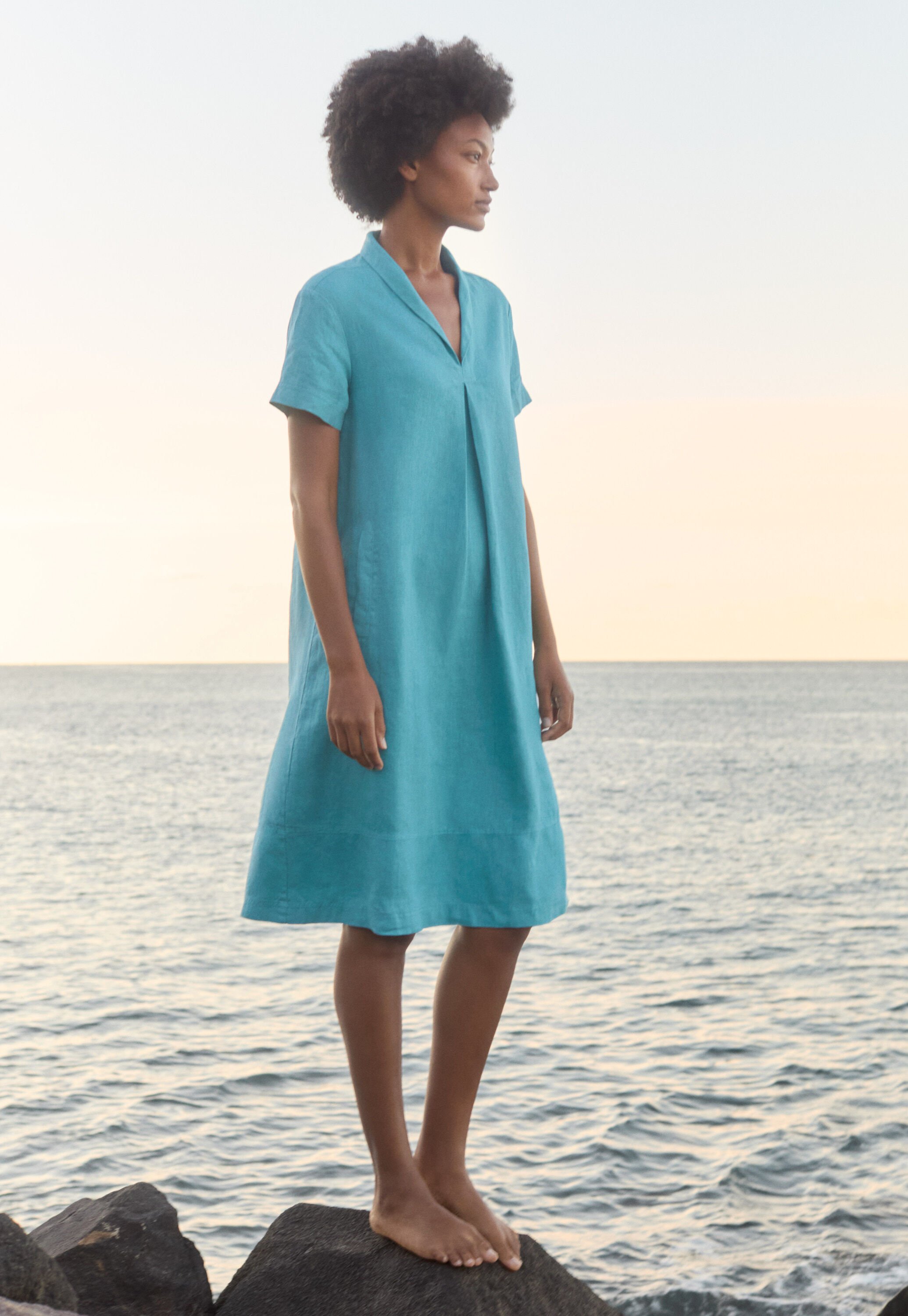 Bluse mit eingewebtem Kreuzmuster