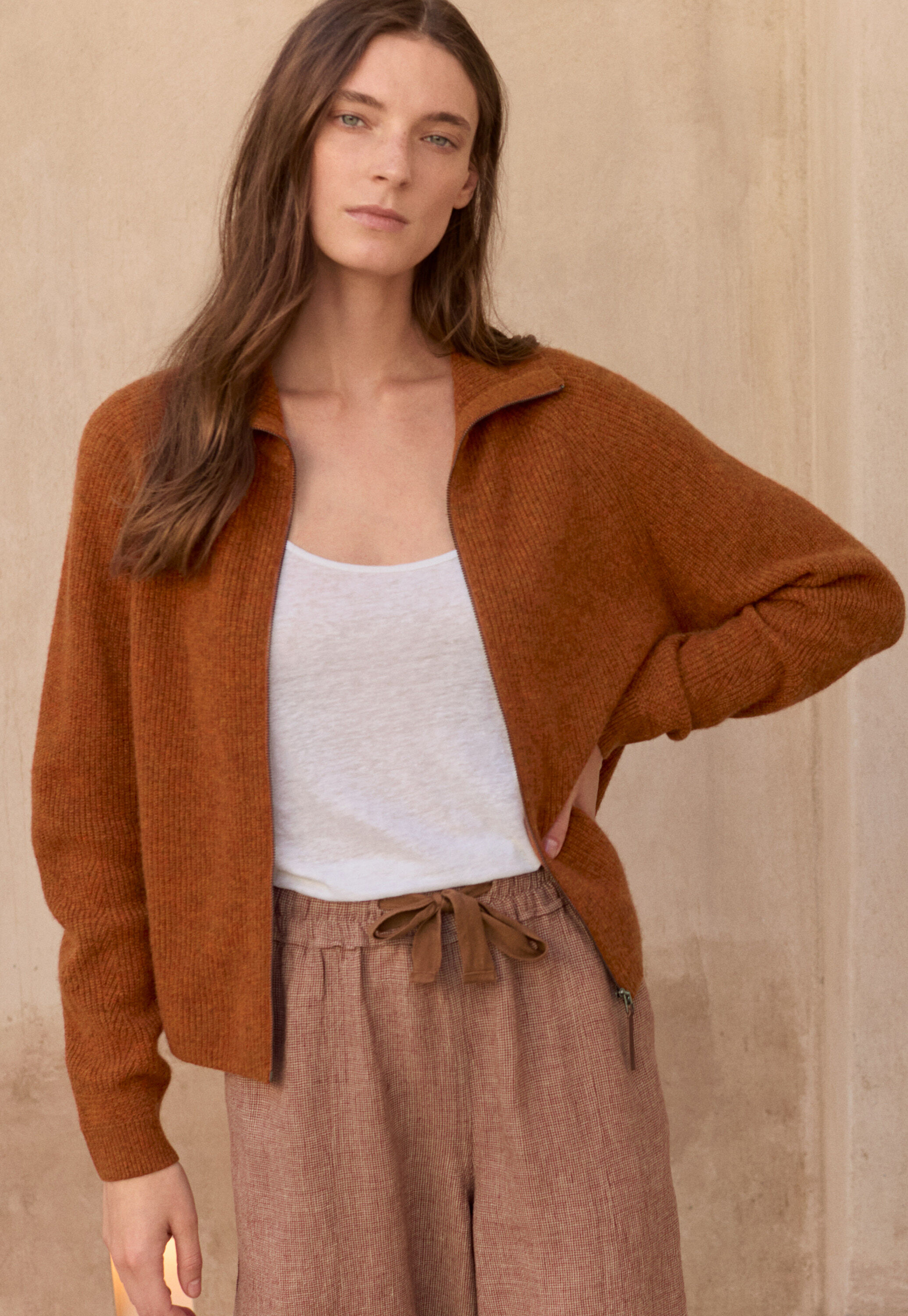 Cardigan mit Rei&szlig;verschluss