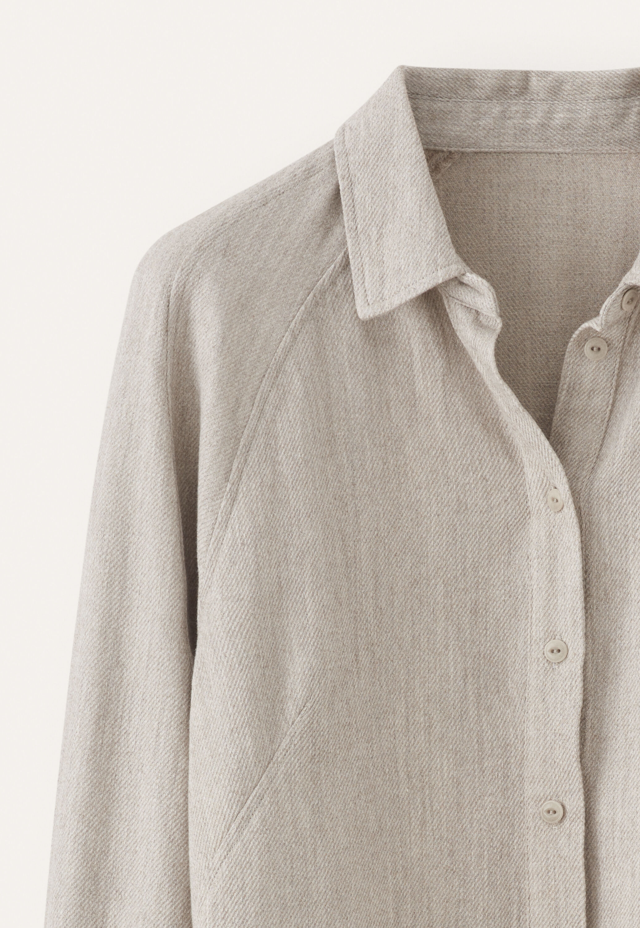 Bluse mit Raglan&auml;rmeln, Rehbraun, large