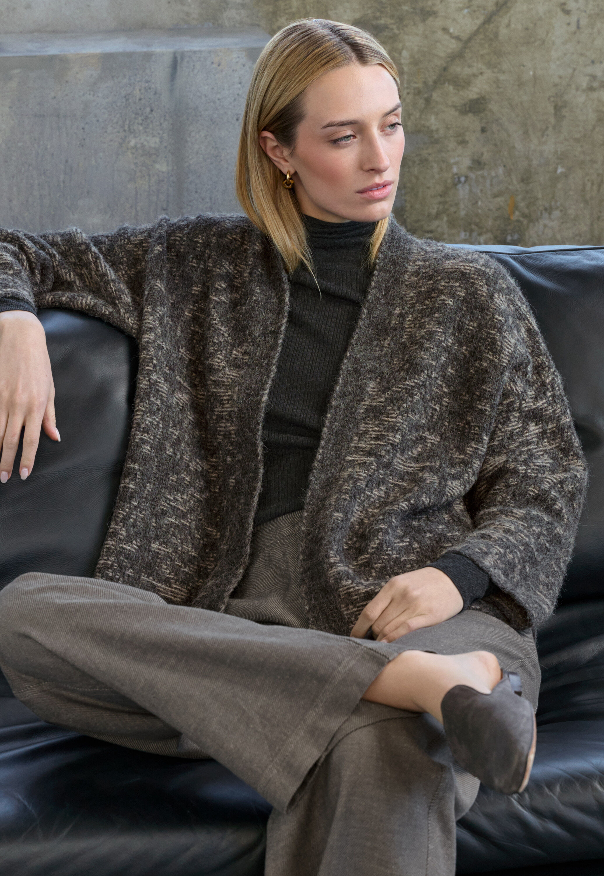 Durchgekn&ouml;pfter Pullover