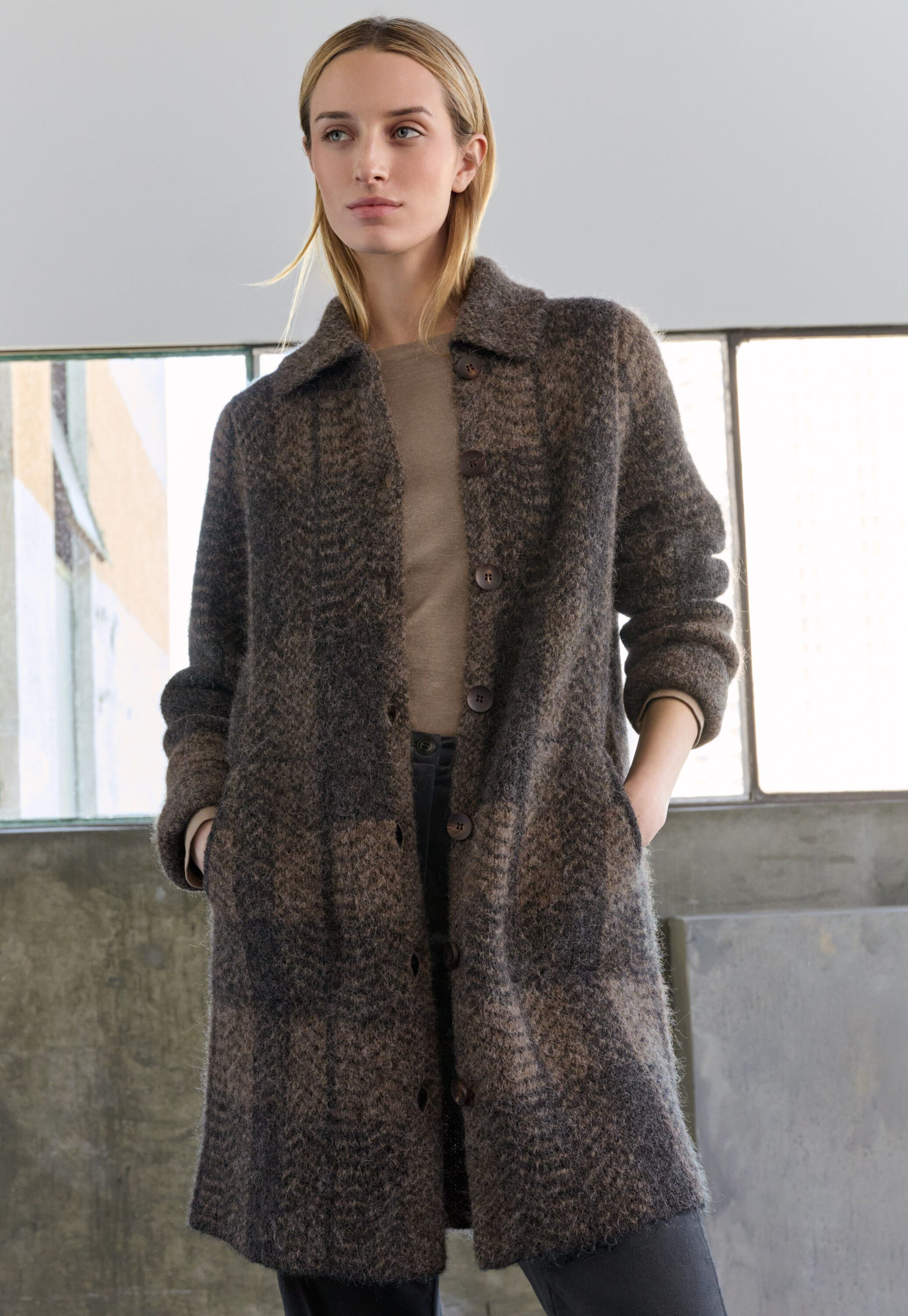 Durchgekn&ouml;pfter Pullover