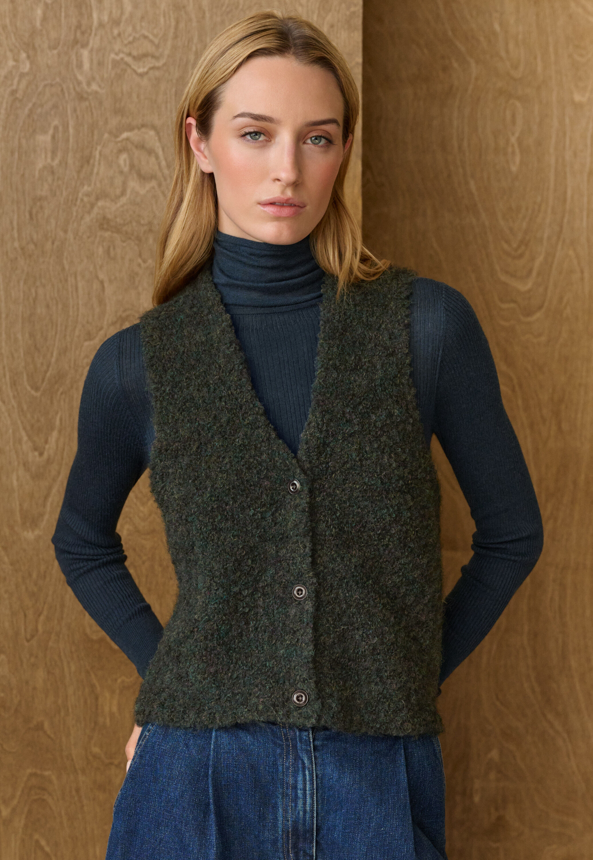 Durchgekn&ouml;pfter Pullover