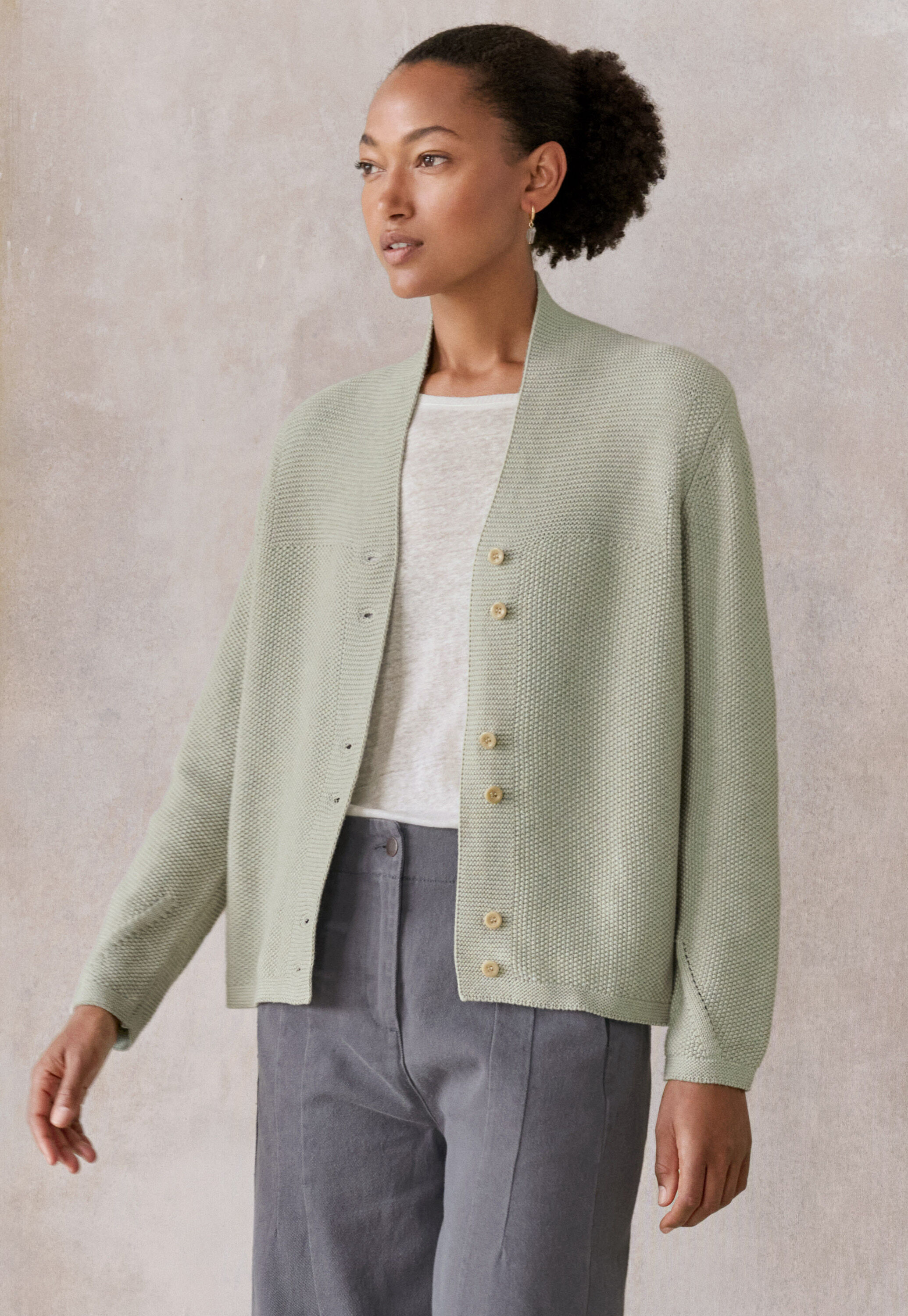 Cardigan mit Knopfleiste