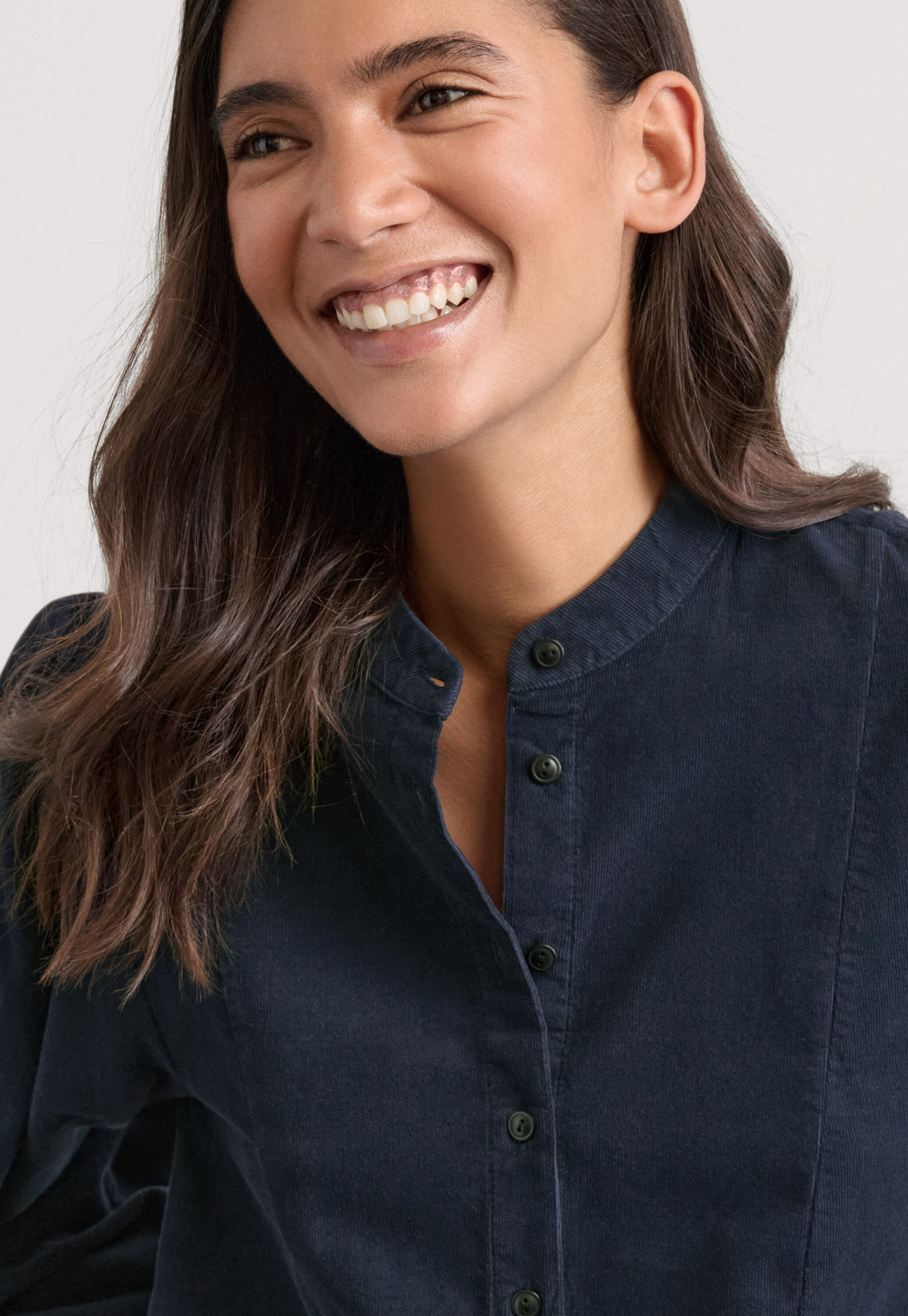 Bluse mit gerafften &Auml;rmeln