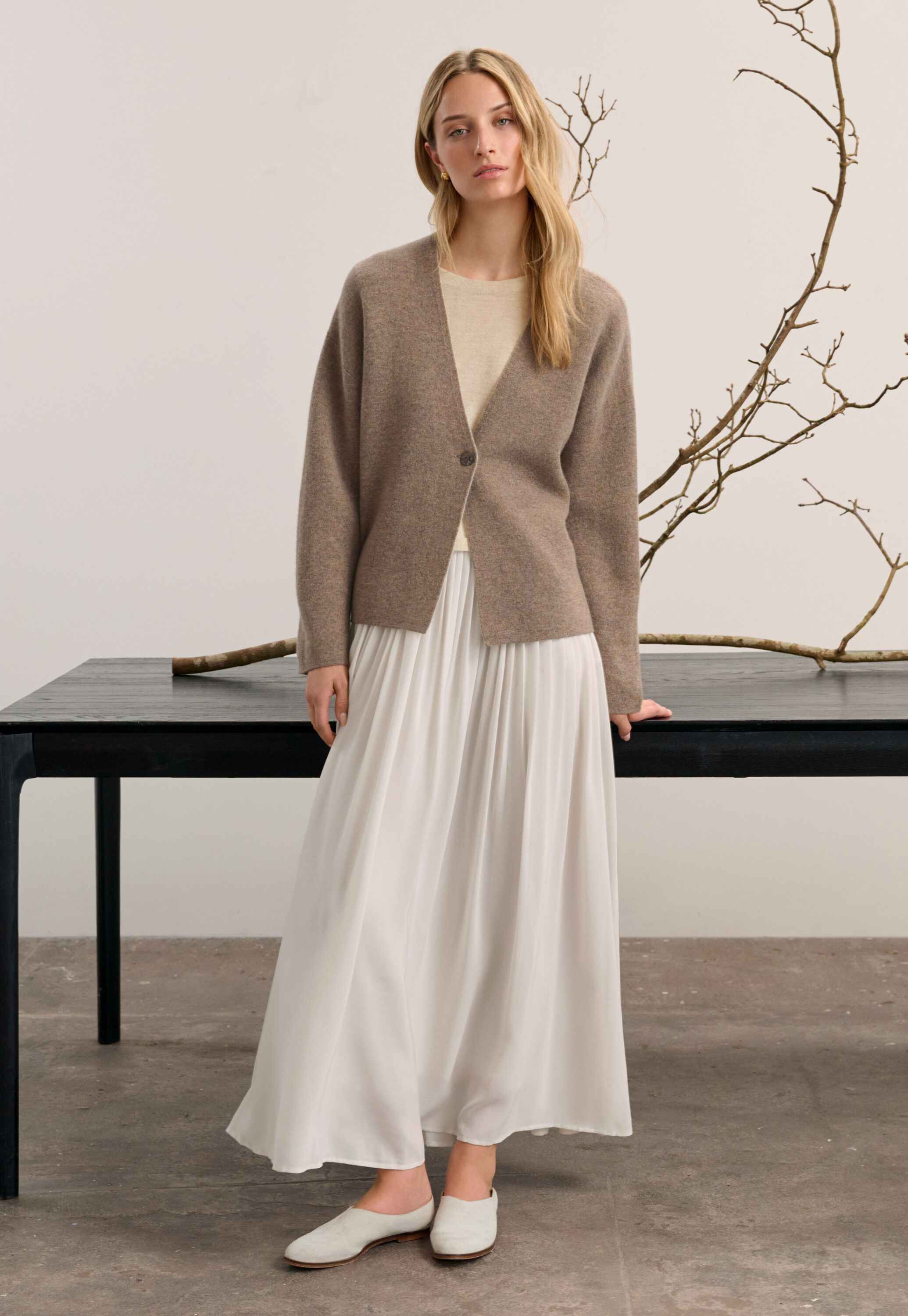 Pullover mit Trichterkragen