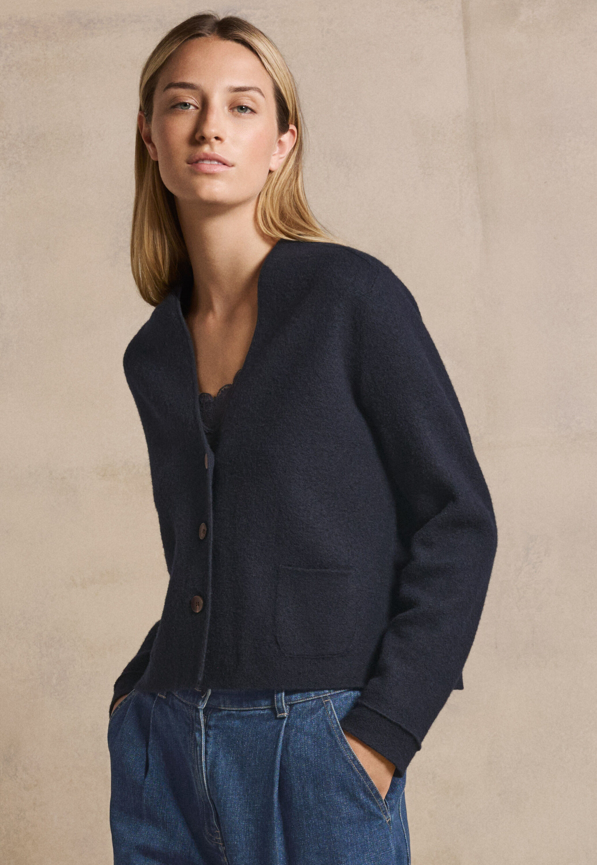 Verschlussloser Cardigan