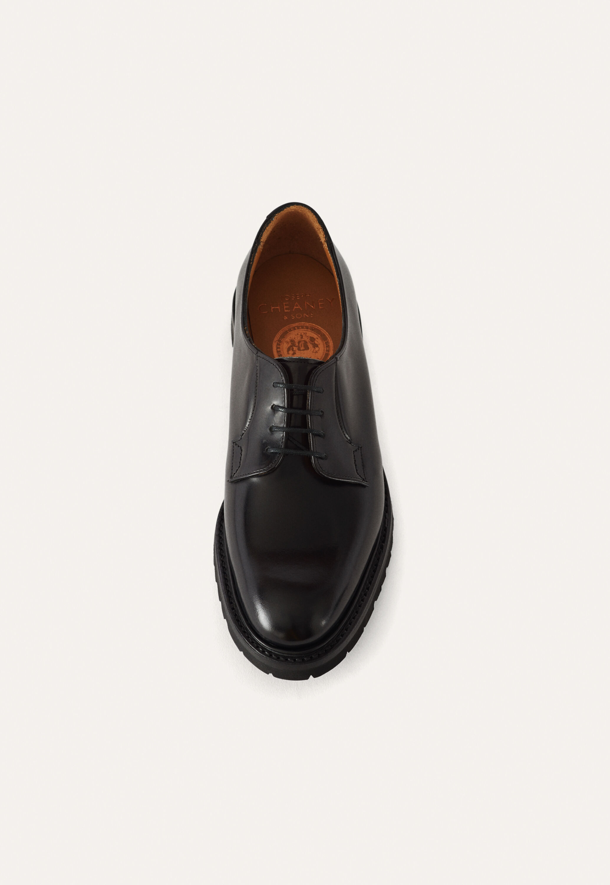 Schn&uuml;rschuhe, Schwarz, large