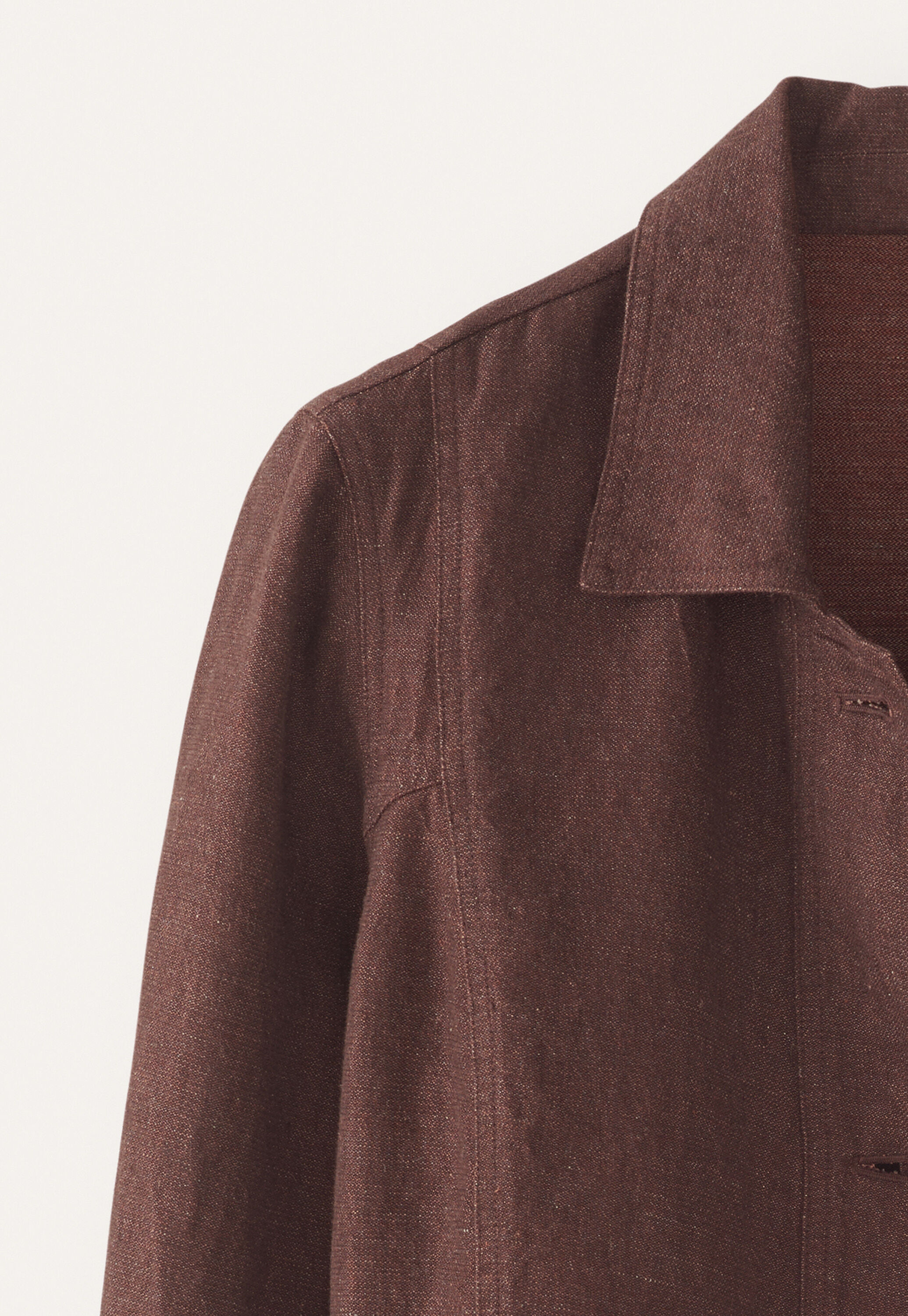 Kastige Jacke, Rostbraun, large