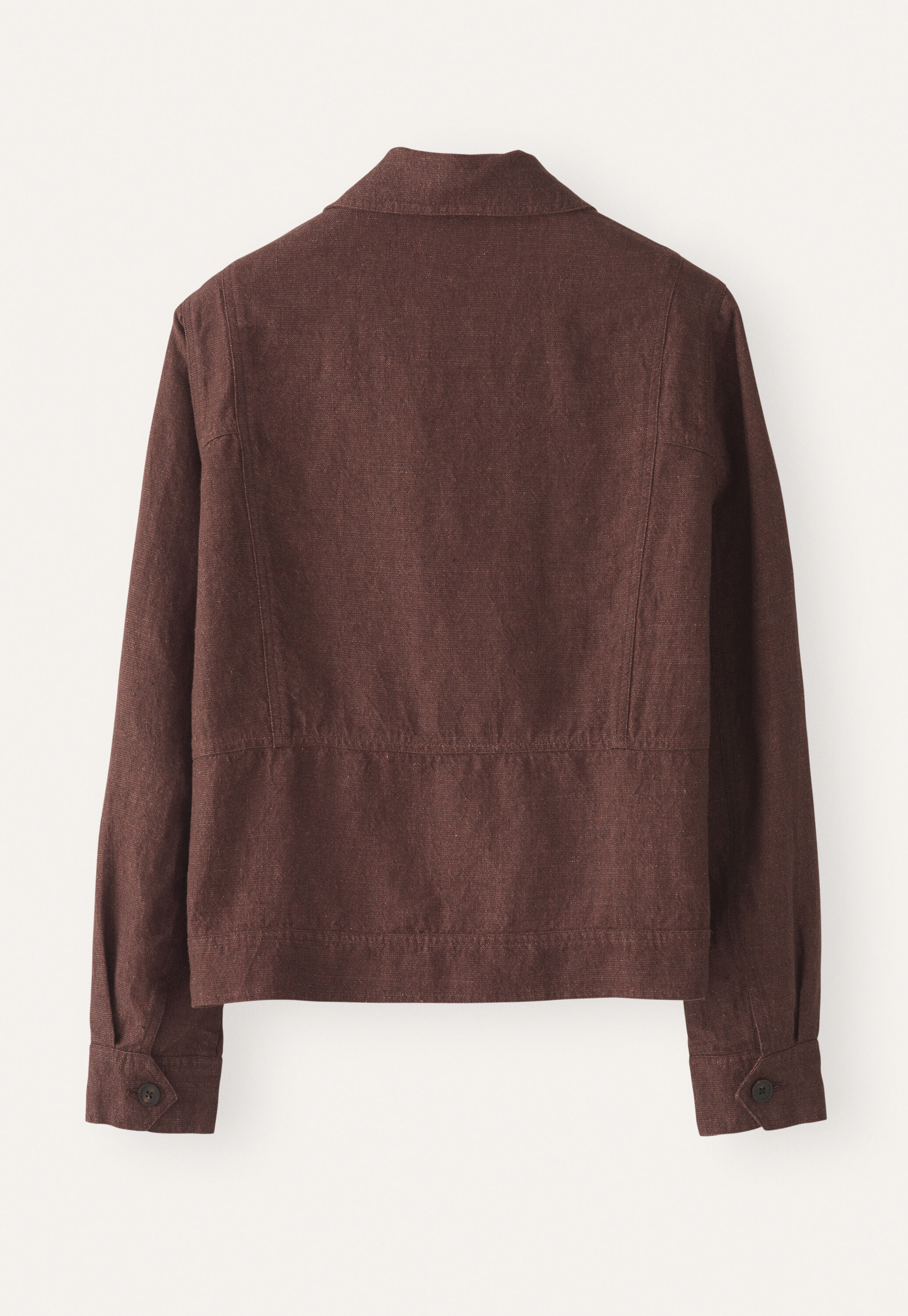 Kastige Jacke, Rostbraun, large