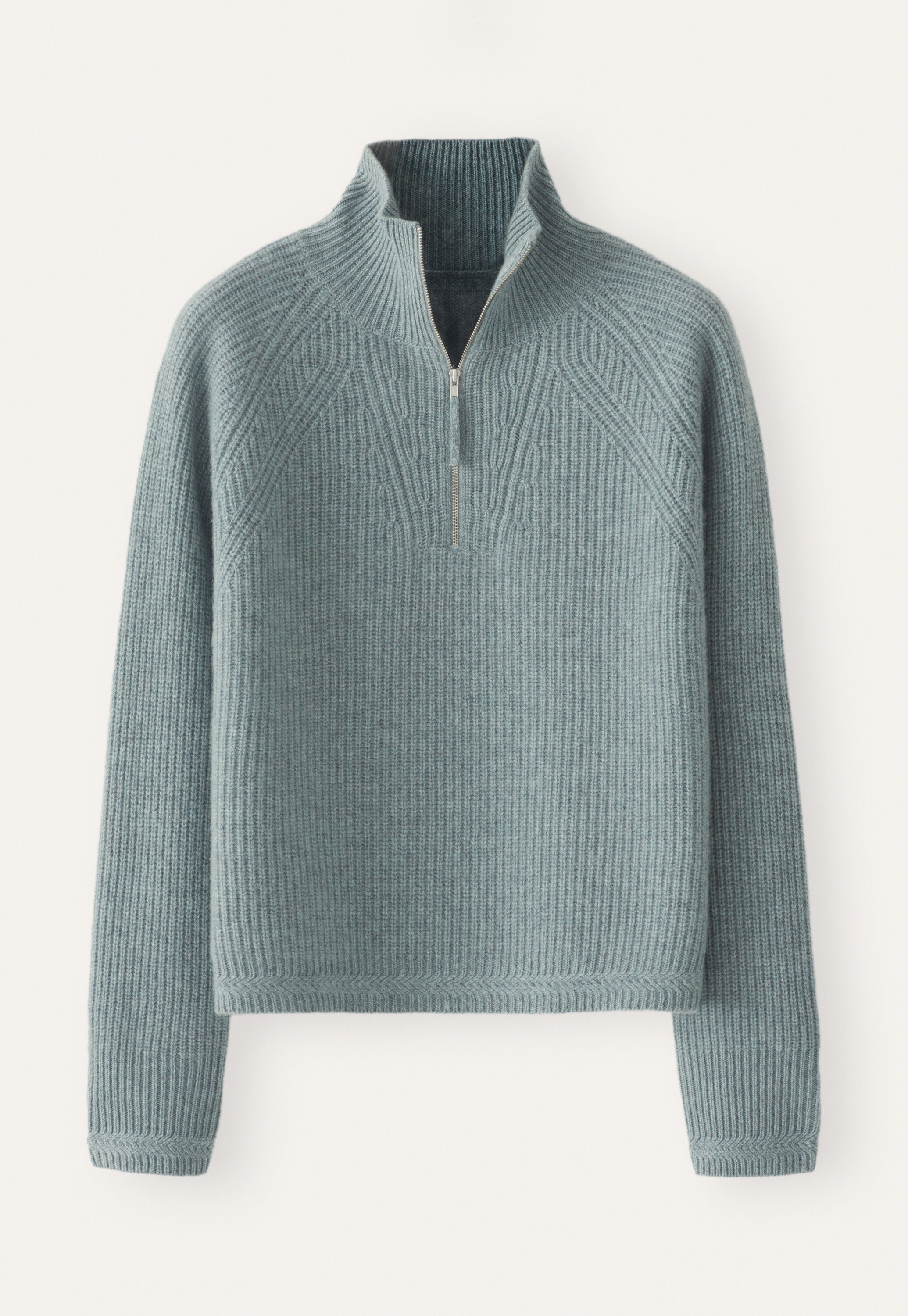 Pullover mit Frontrei&szlig;verschluss