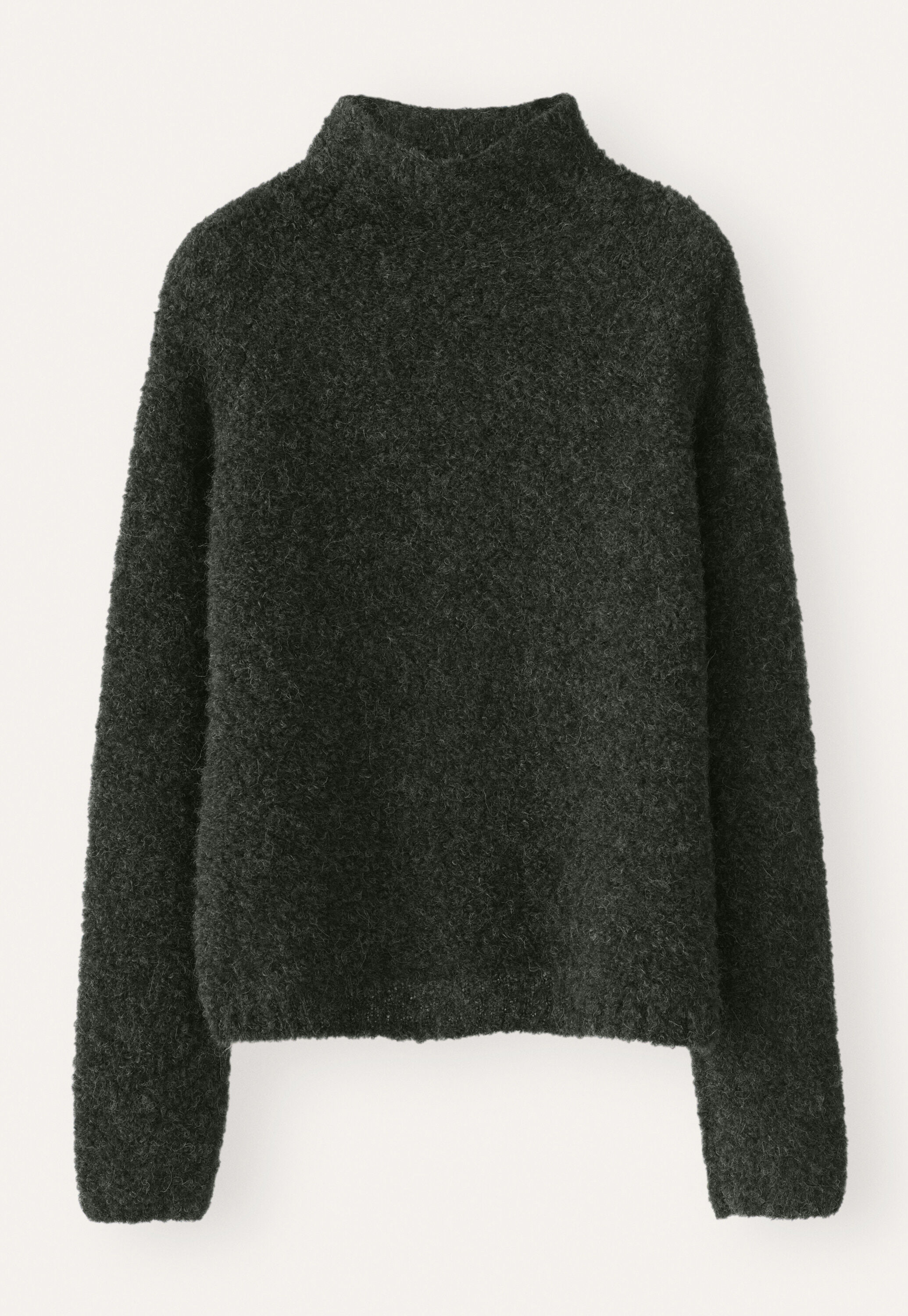 Pullover mit Trichterkragen, Dunkles Waldgr&uuml;n, large