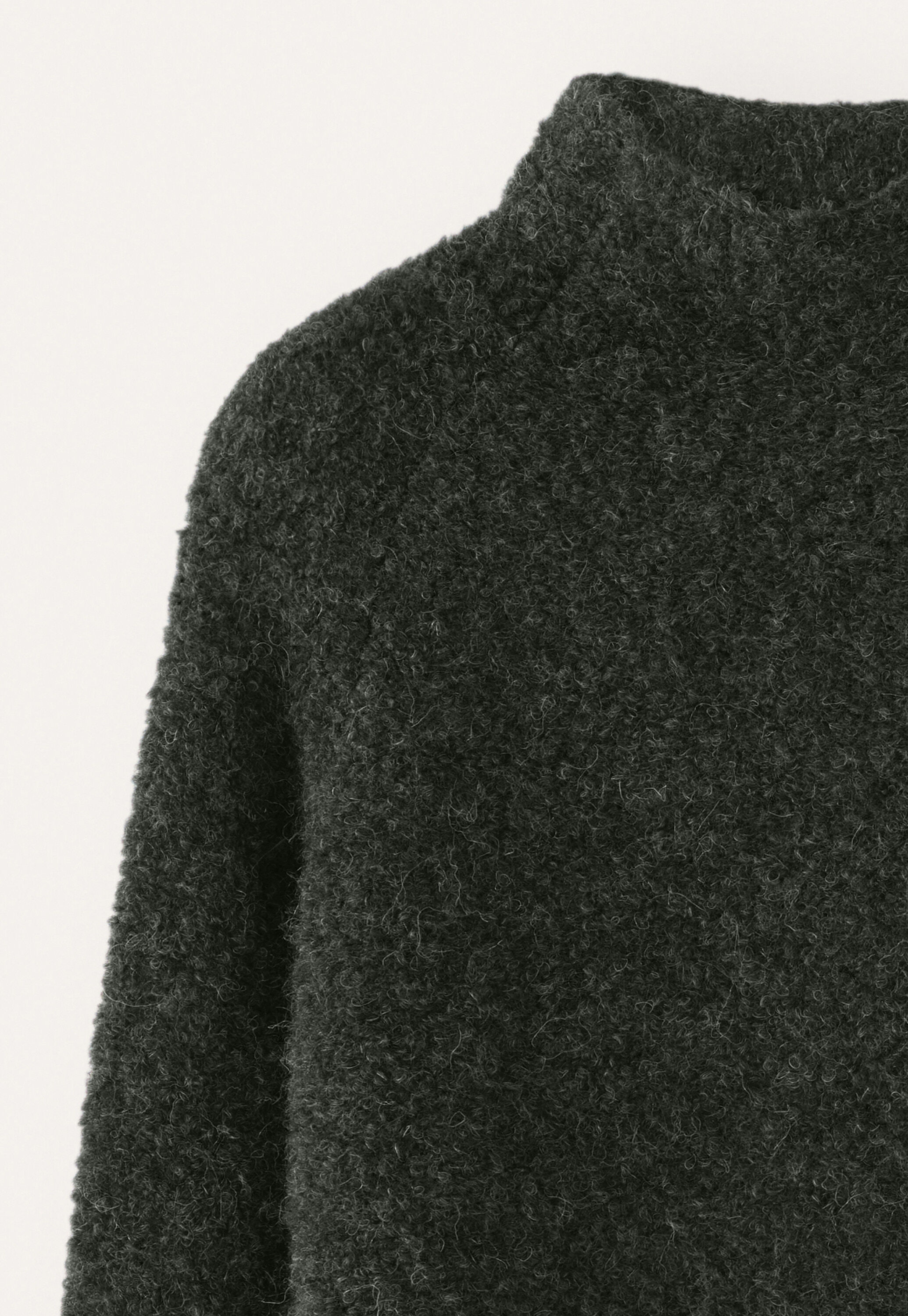 Pullover mit Trichterkragen, Dunkles Waldgr&uuml;n, large