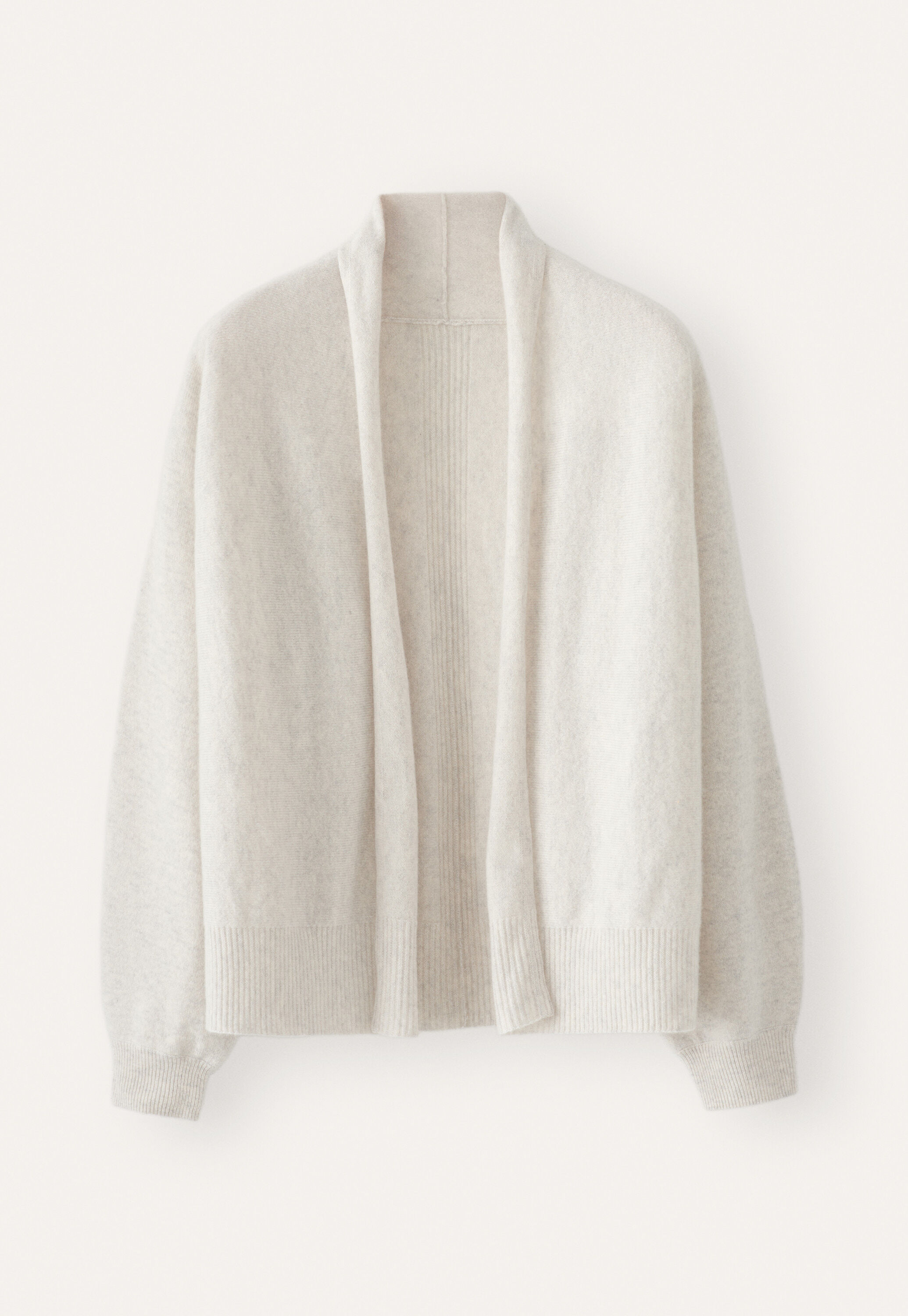 Schalkragen-Cardigan, Perlgrau, large