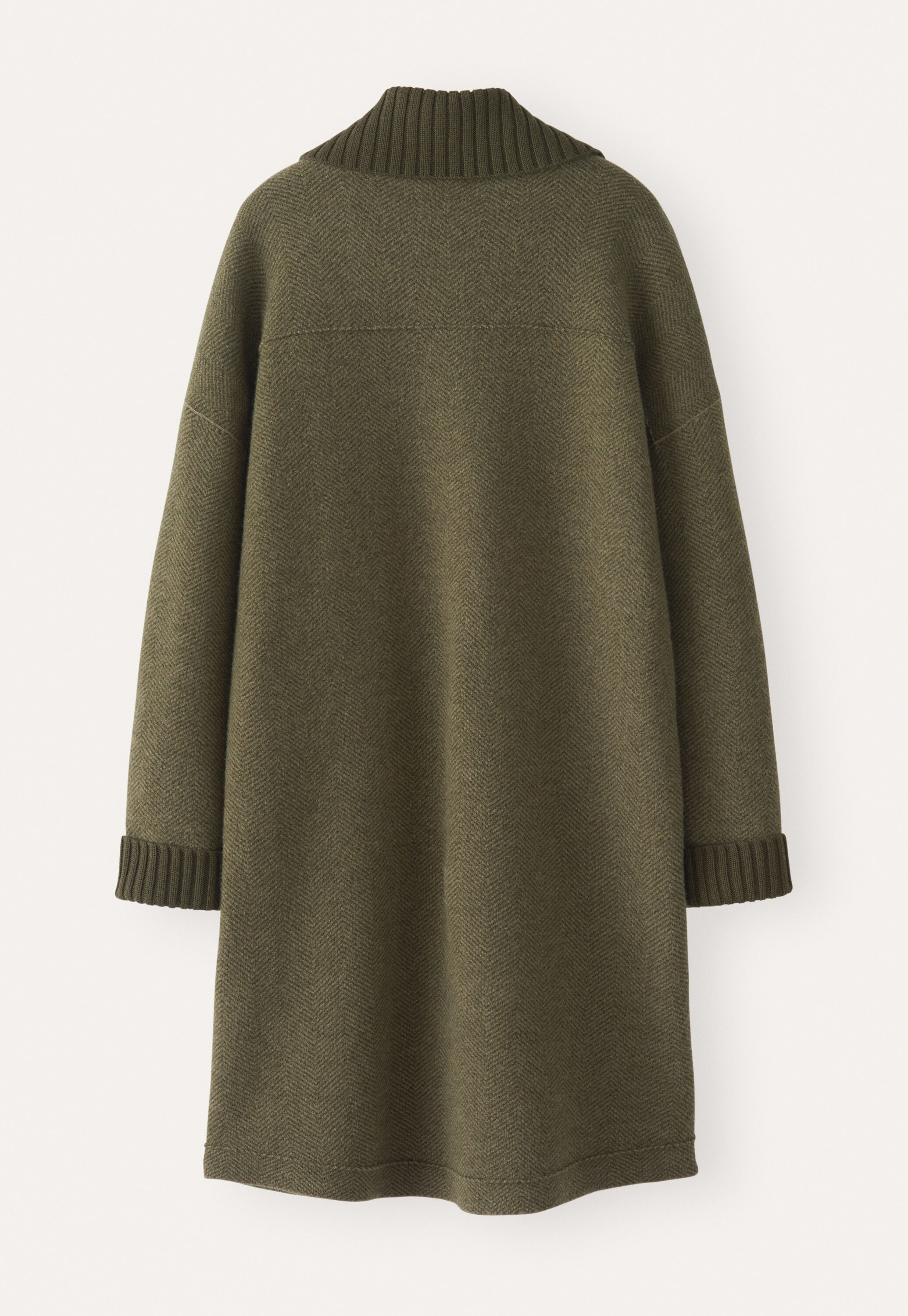 Wollwalk-Coatigan, Khaki, large