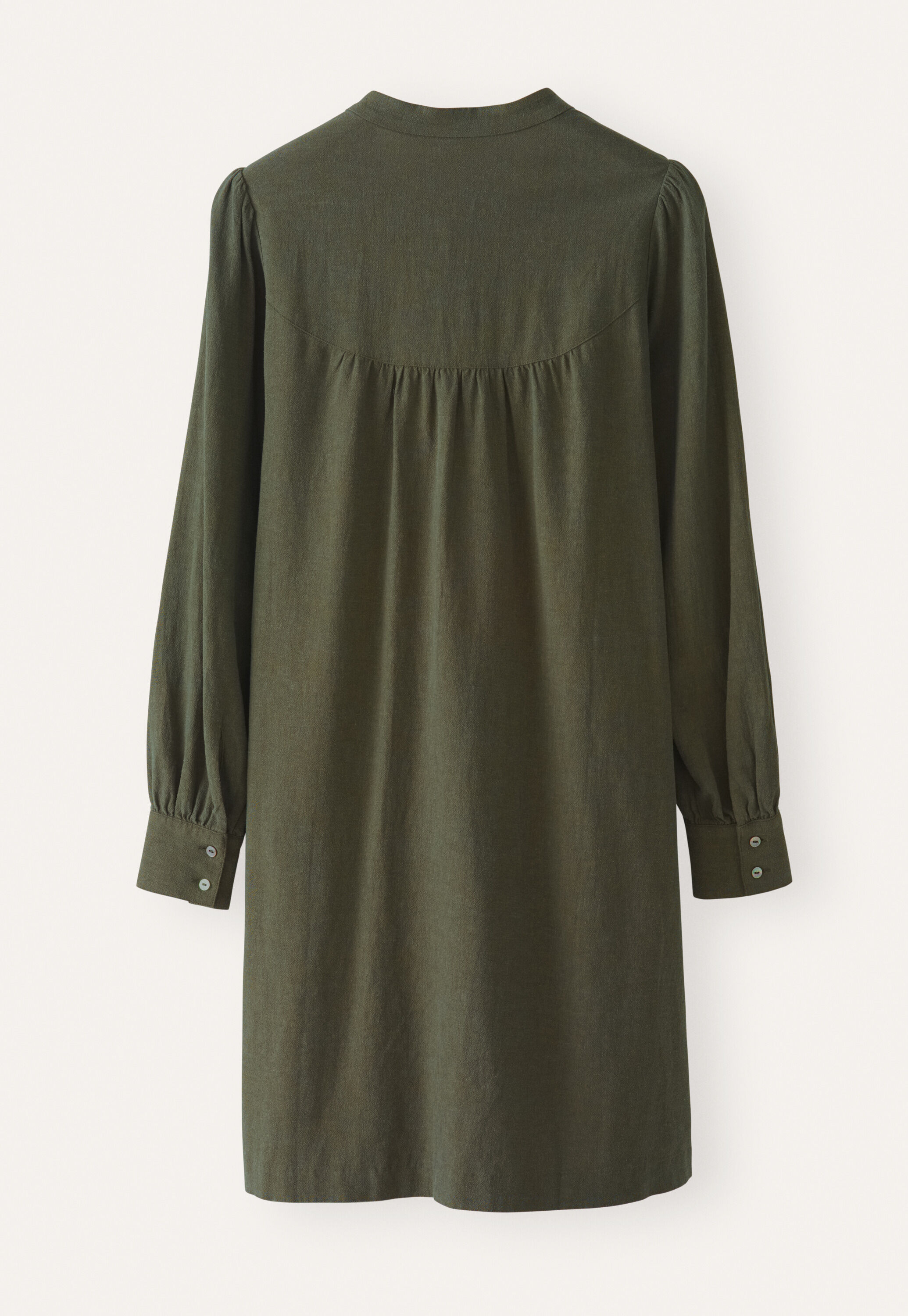 Kleid mit Frontfalten, Dukles Khaki, large