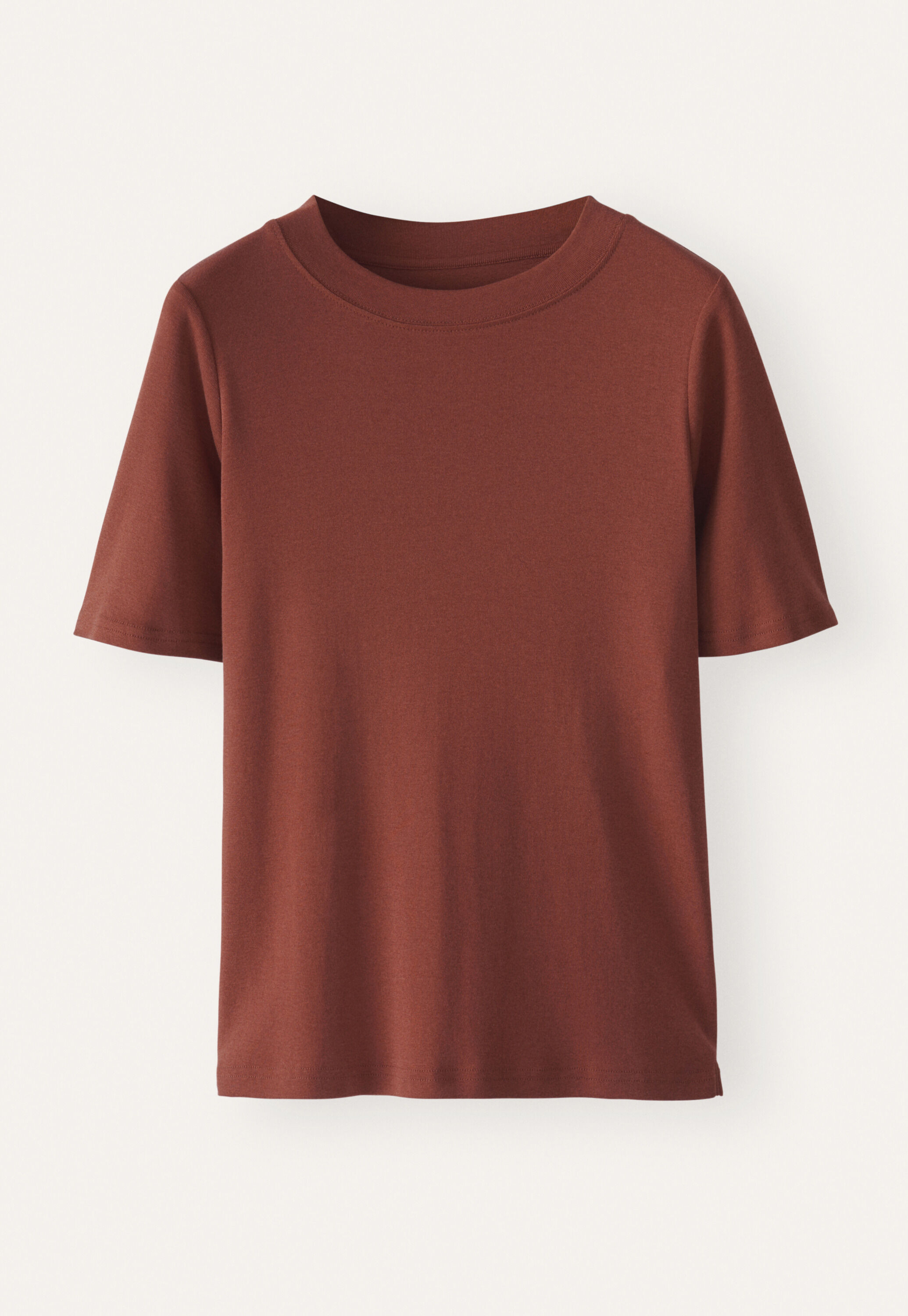 T-Shirt aus Seide und Baumwolle