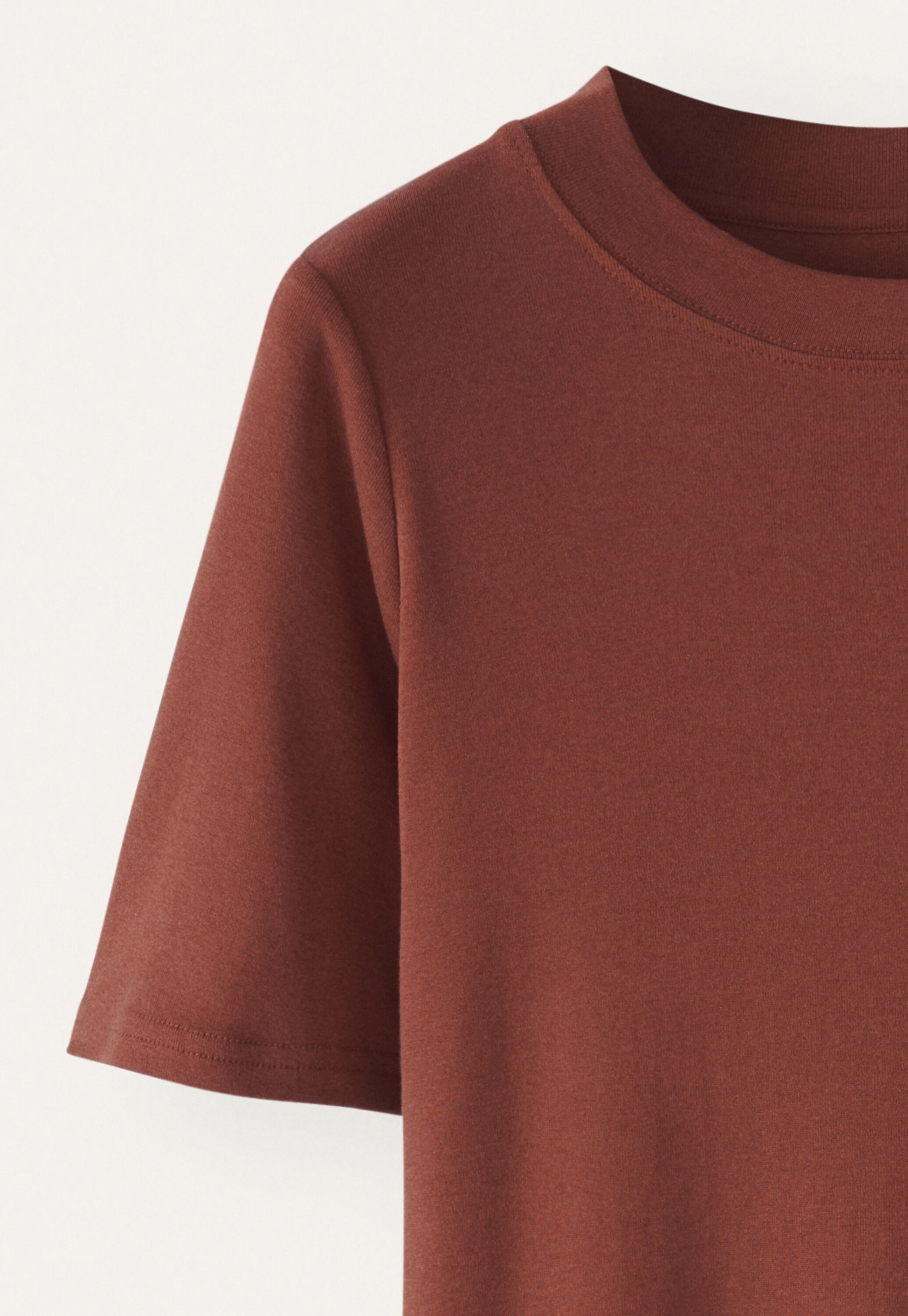 T-Shirt aus Seide und Baumwolle